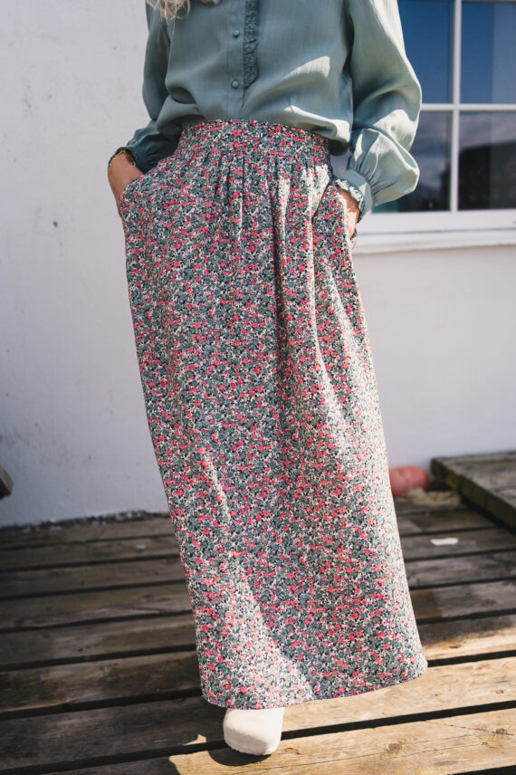 Astrid HW Skirt, Chinios Green Flower