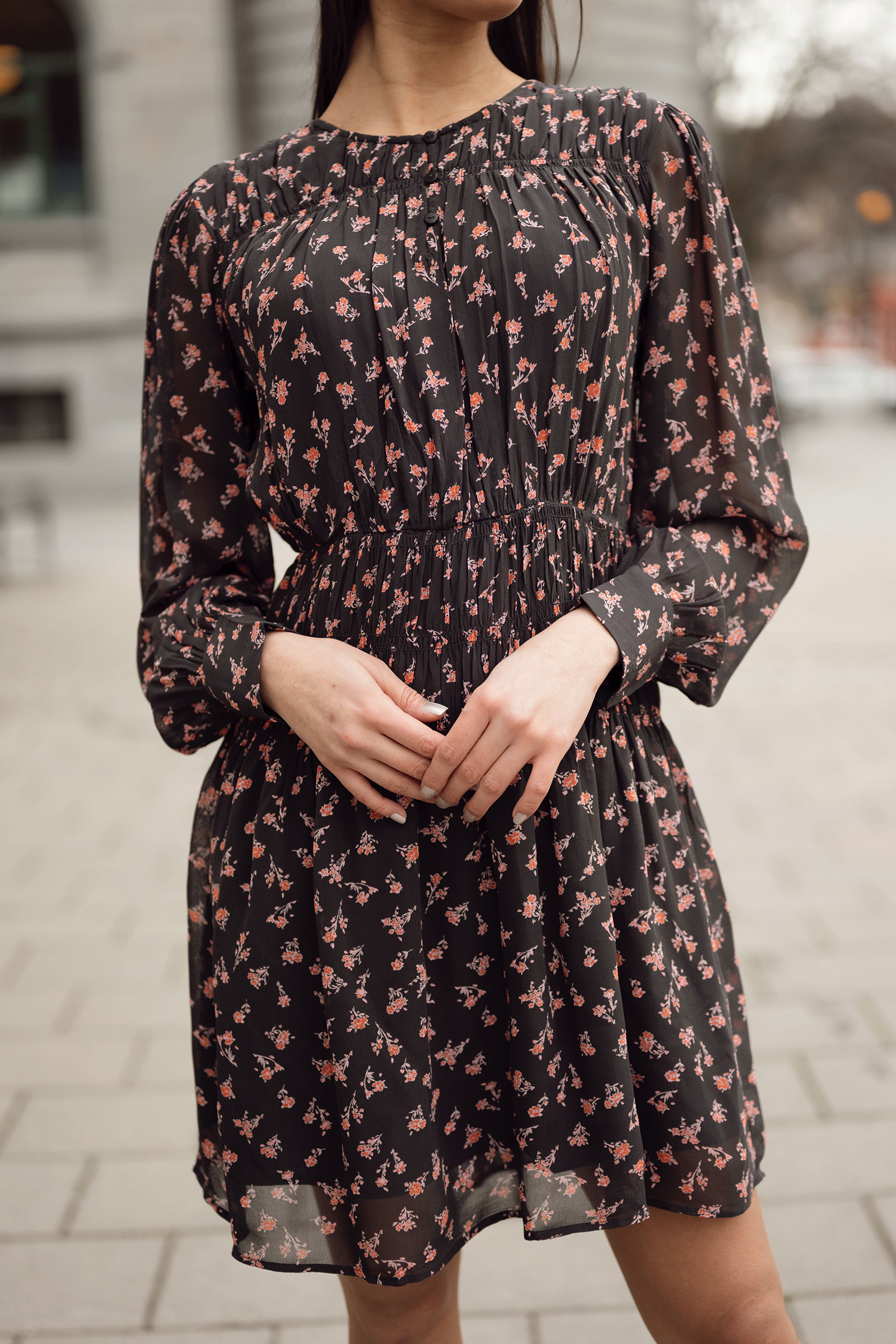 Evelda Orabelle Short Dress, Desert Rose Flower - Bilde 2