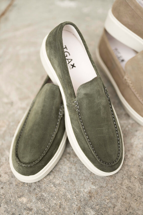 Loafer Suede L51306, Grønn