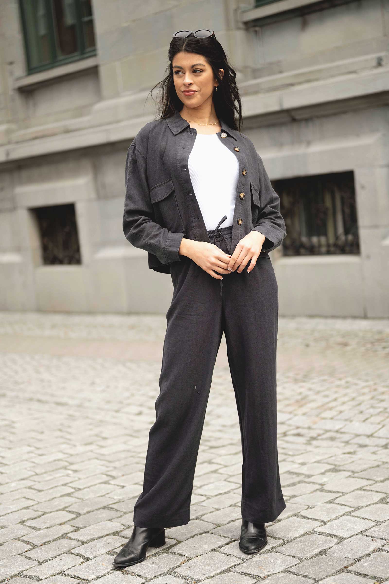 Pennie Ginia Pants, Phantom - Bilde 4