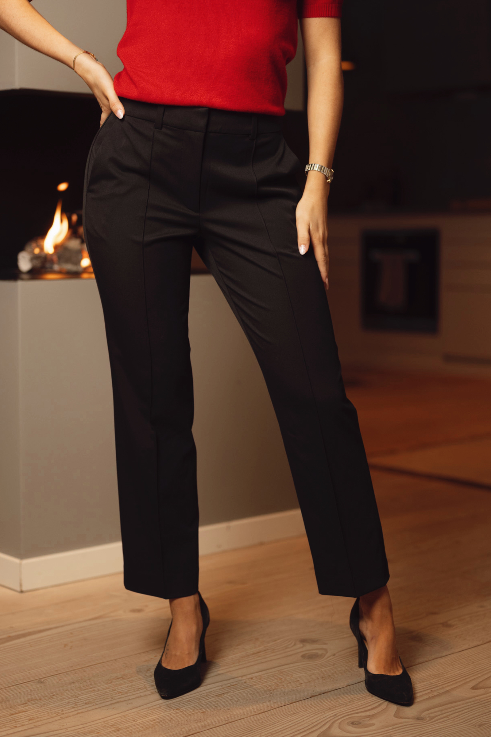 Saloxa Trouser 15496, Black - Bilde 7