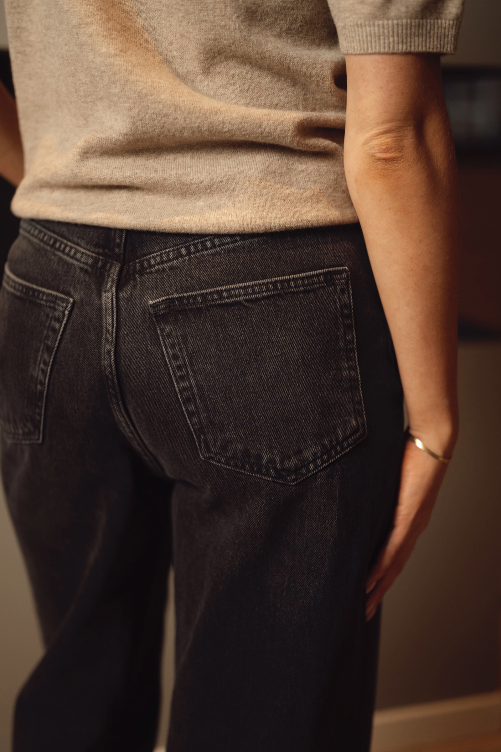 Shelly Jeans 14605, Black Blizzard - Bilde 4