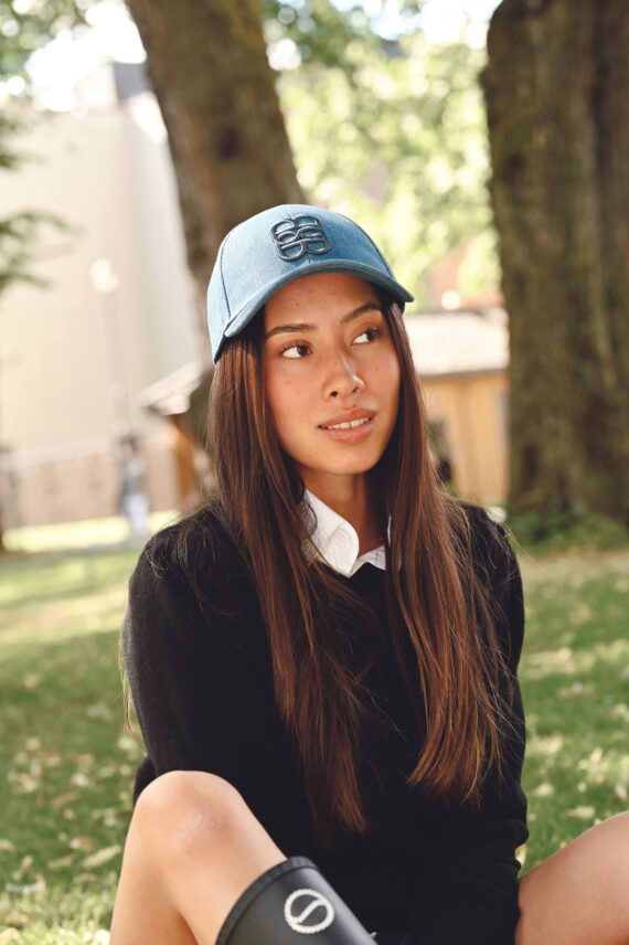 June Denim Cap, Navy