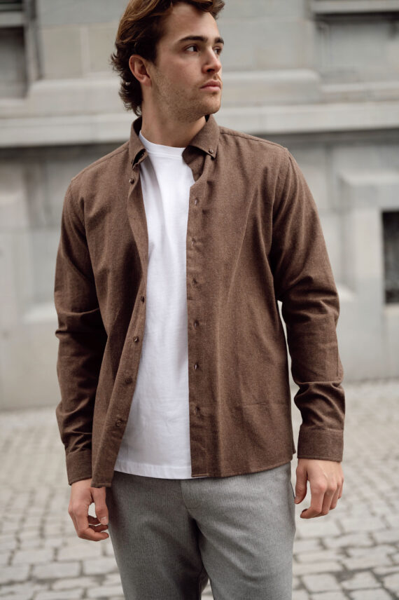 Albin Shirt, Brown