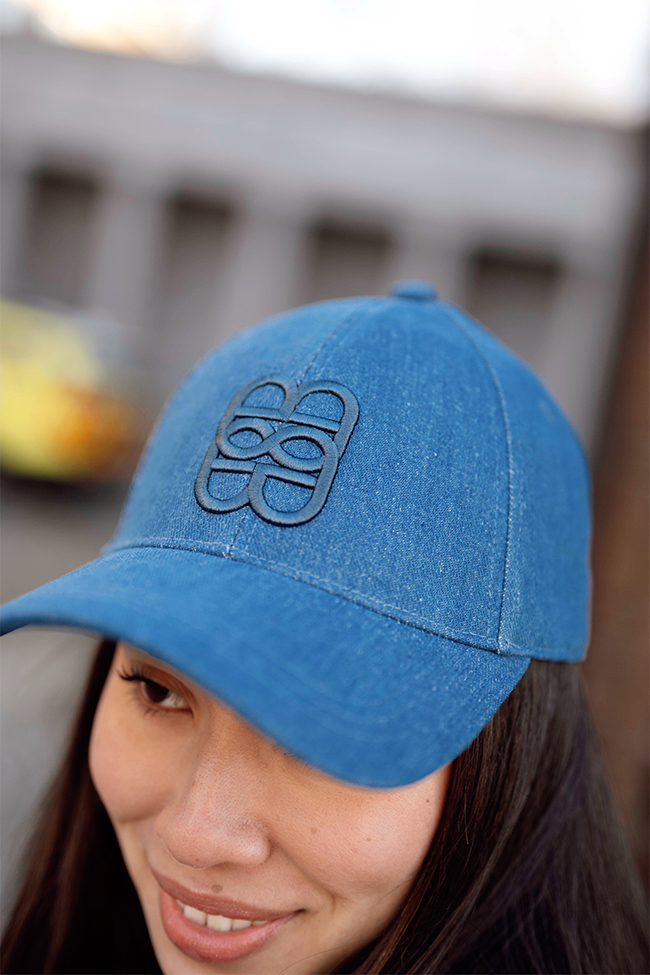 June Denim Cap, Navy - Bilde 3