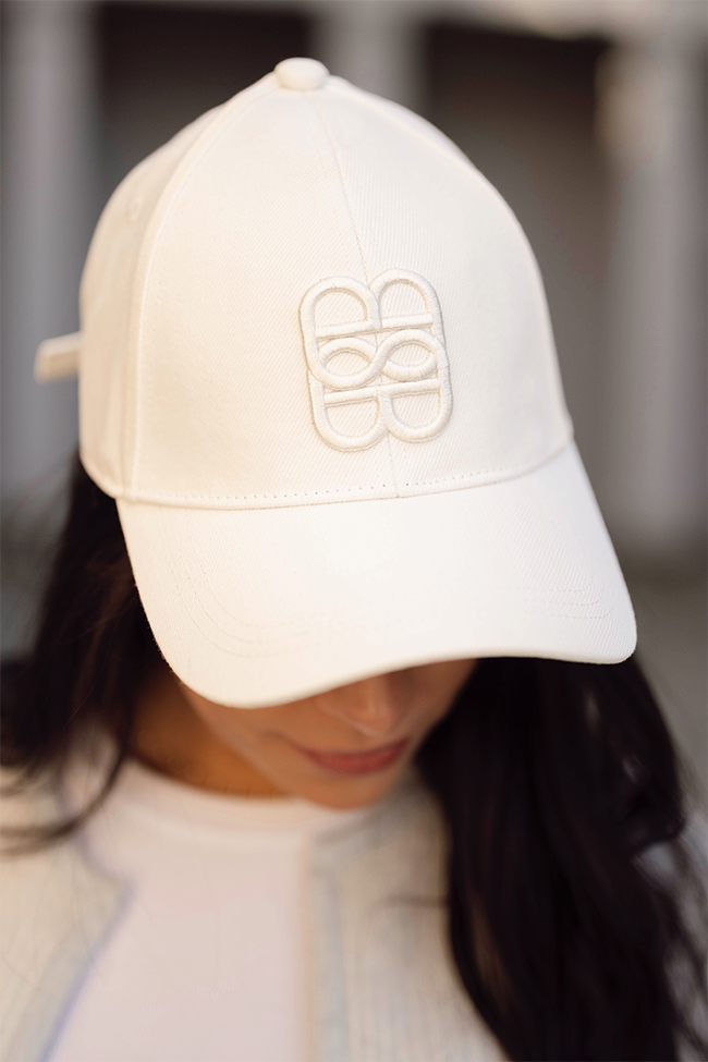 June Denim Cap, White - Bilde 3