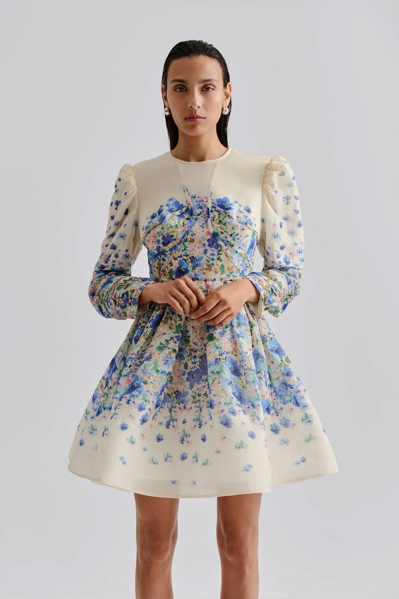 Leoni Mini Dress, Ditsy - Bilde 6