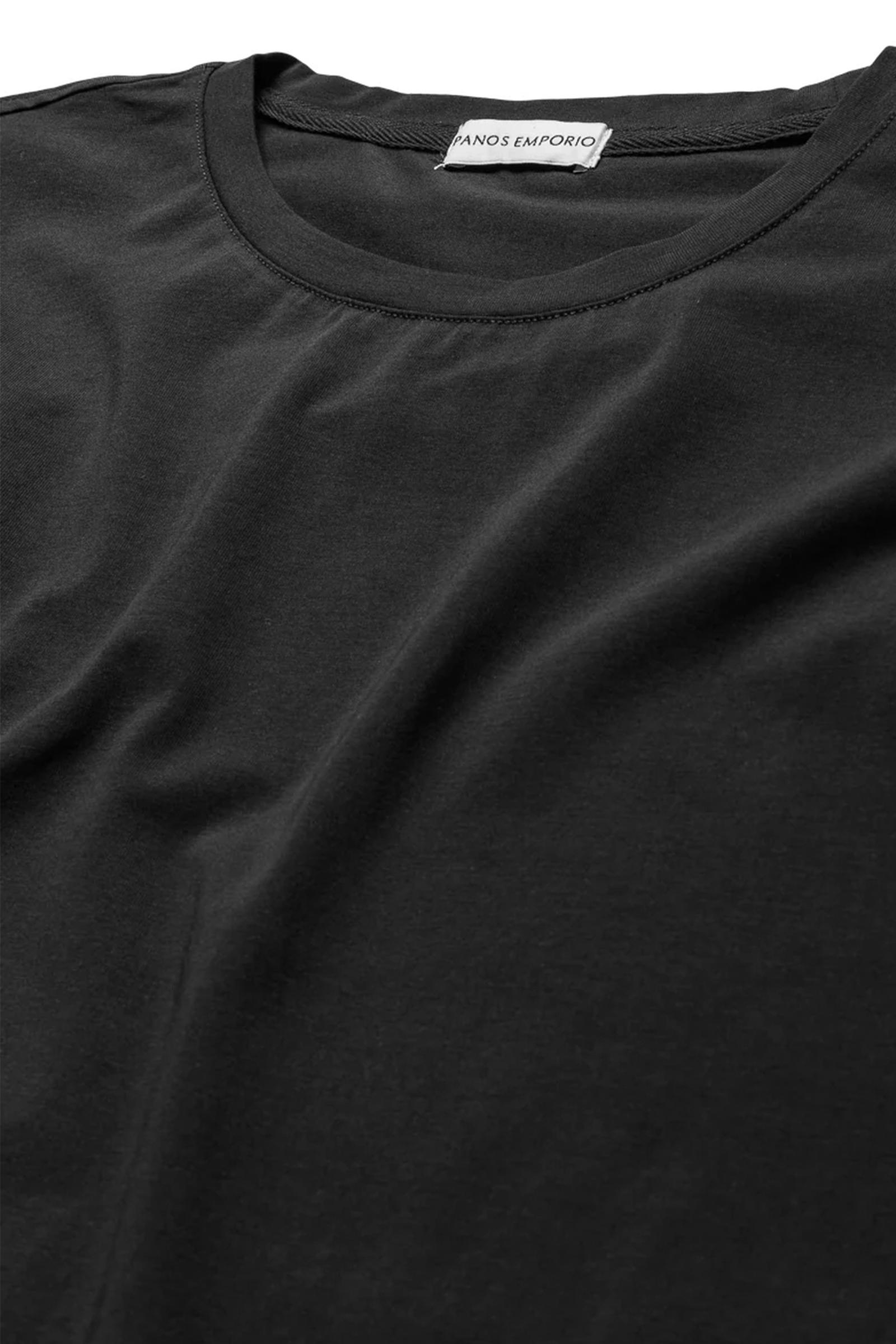 Organic Cotton Crew Tee, Black - Bilde 2