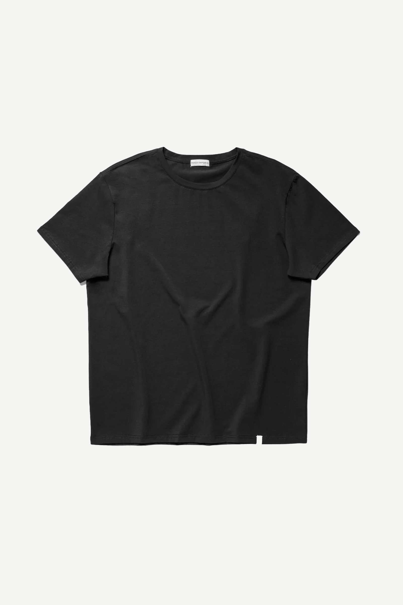 Organic Cotton Crew Tee, Black