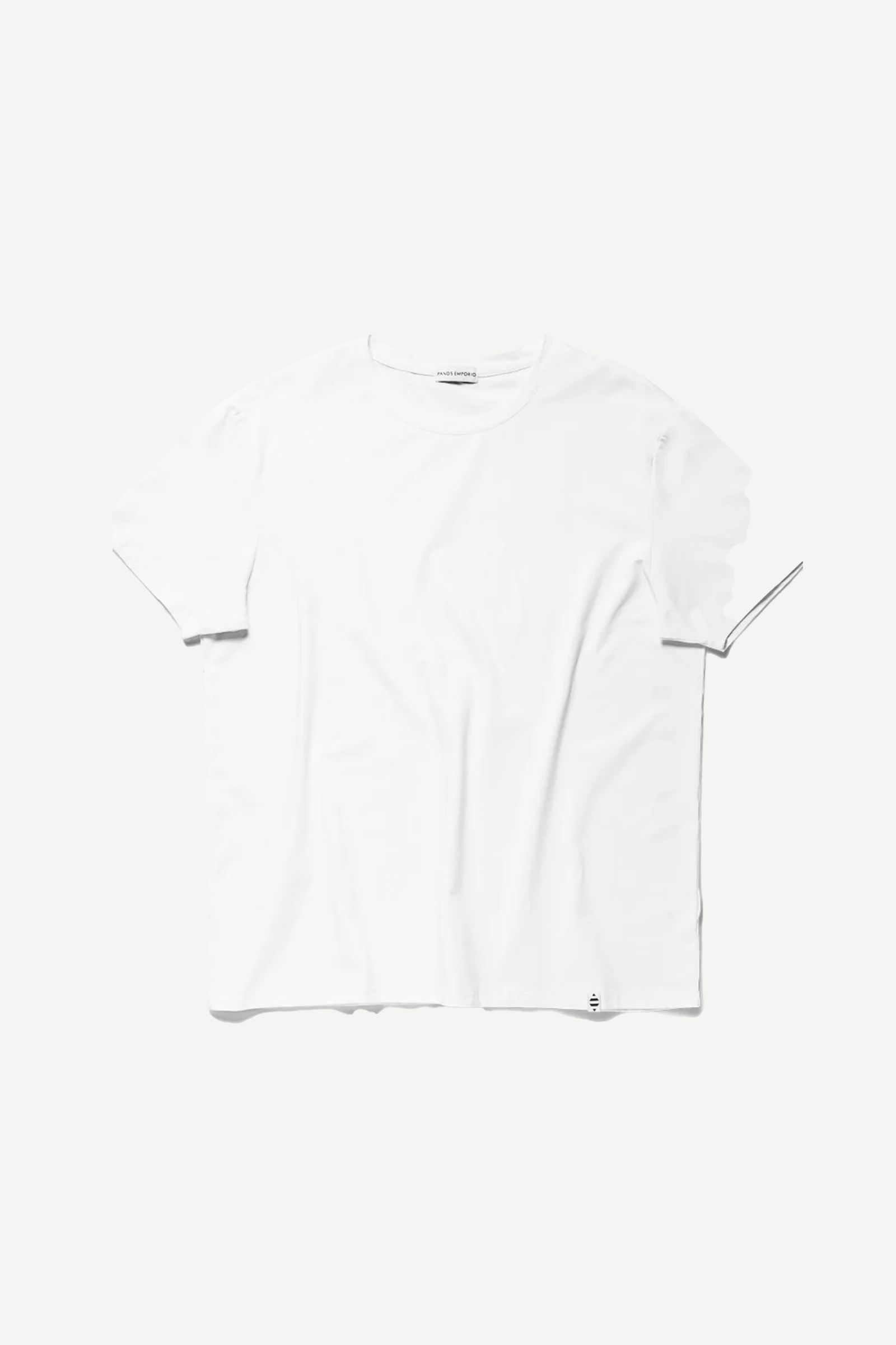 Organic Cotton Crew Tee, White - Bilde 3