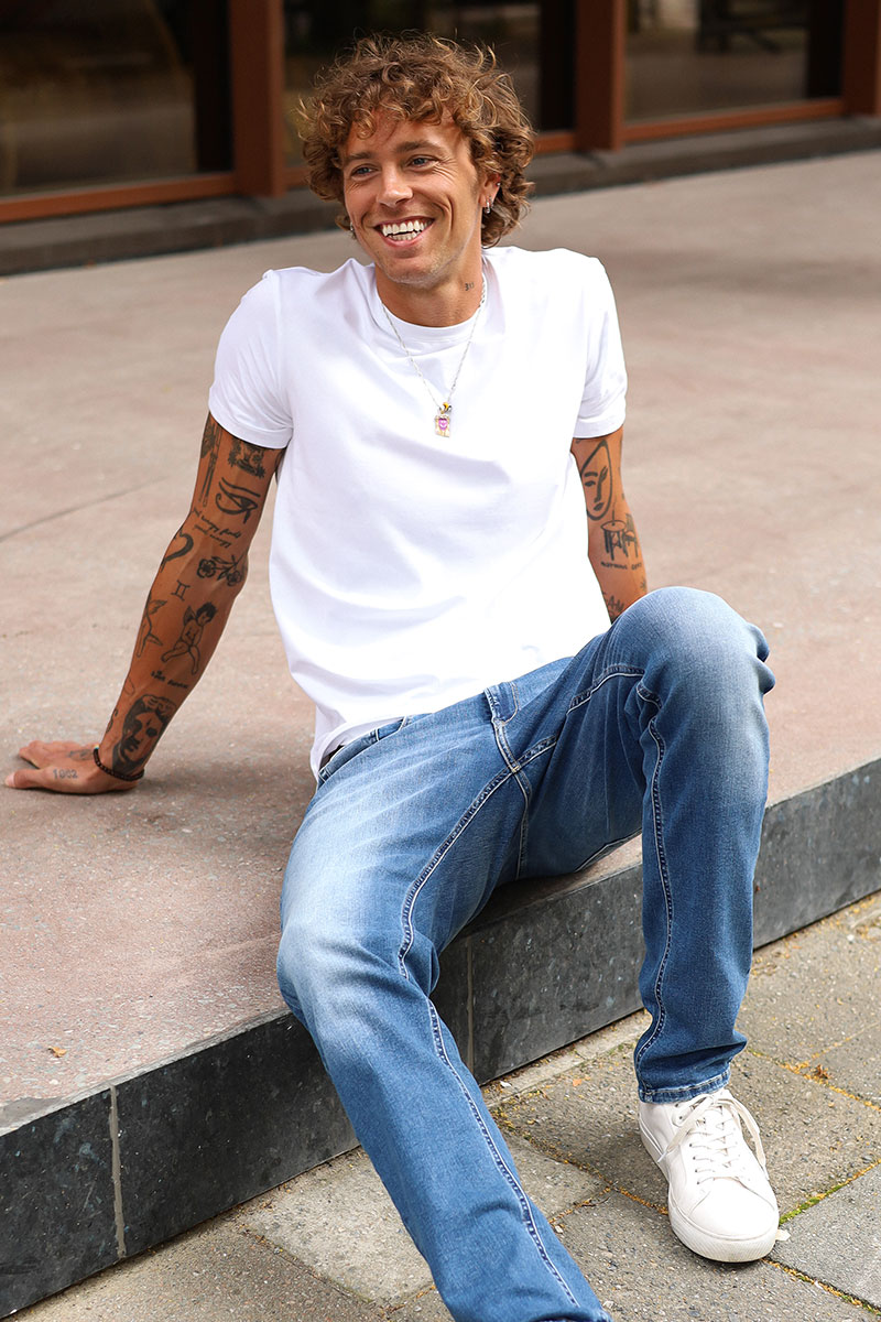 Organic Cotton Crew Tee, White