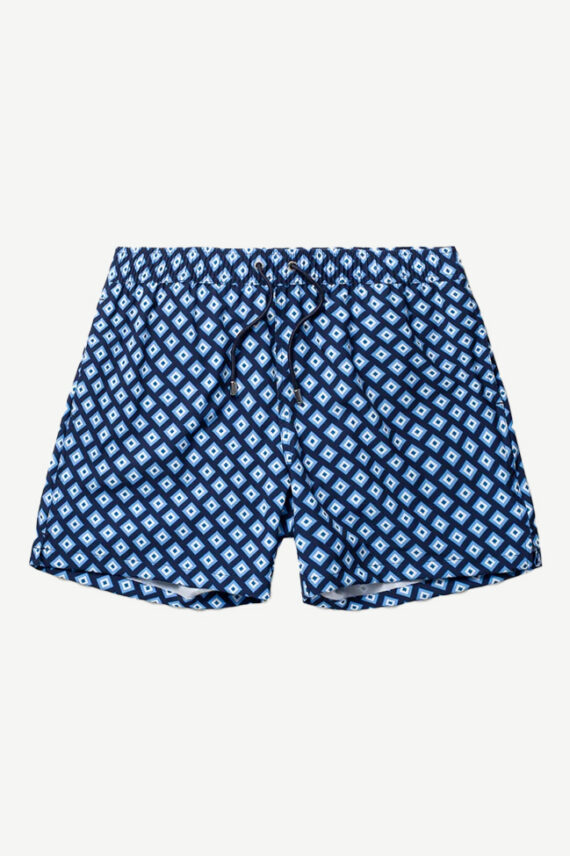 Classic Squares Swimshorts, Navy