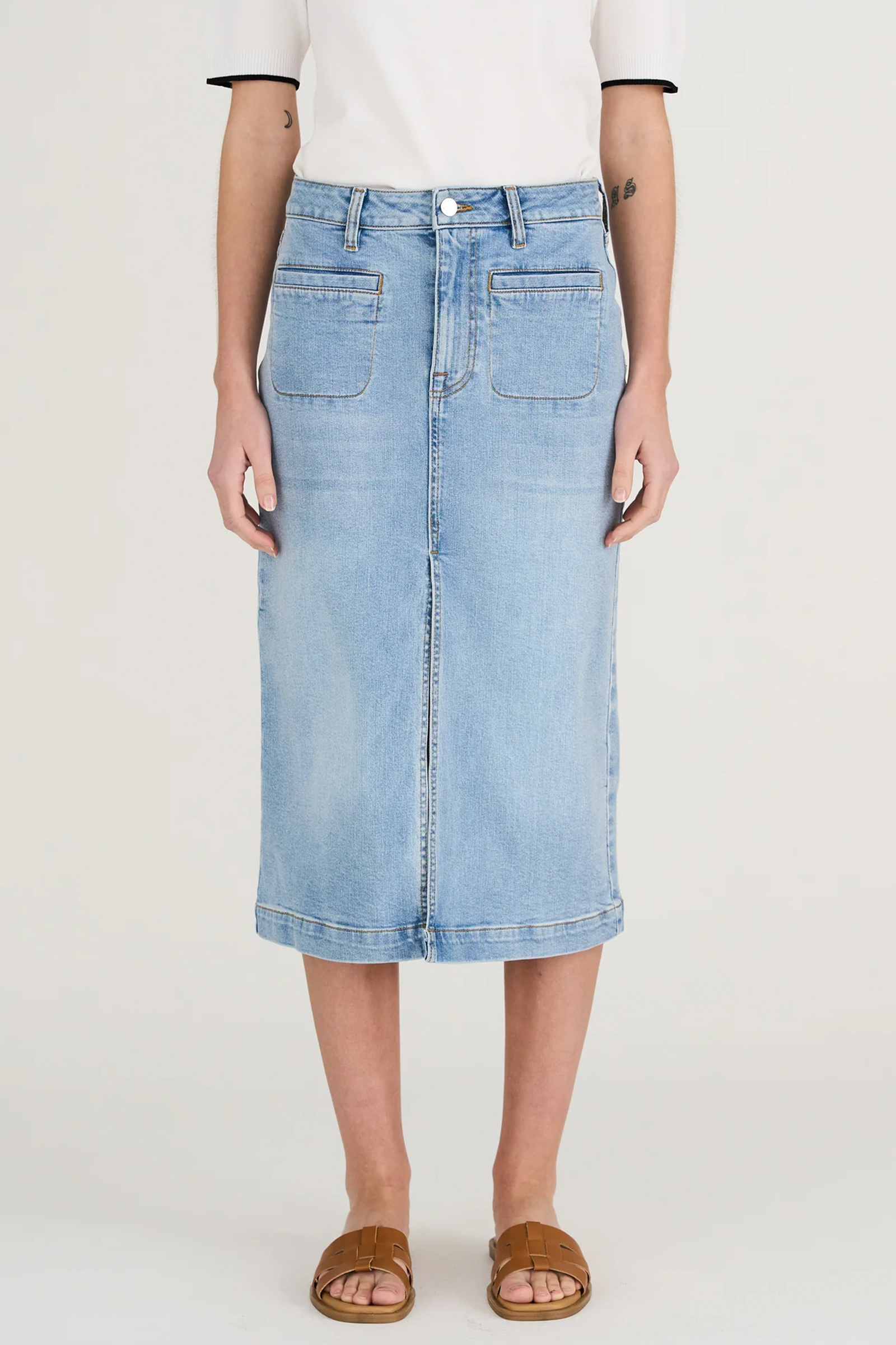 PD-Cara 70's Skirt, Wash Ravioli - Bilde 2