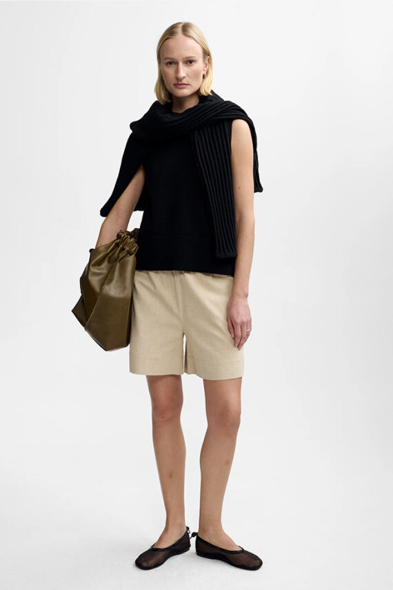 Lolita Linen Shorts, Sand