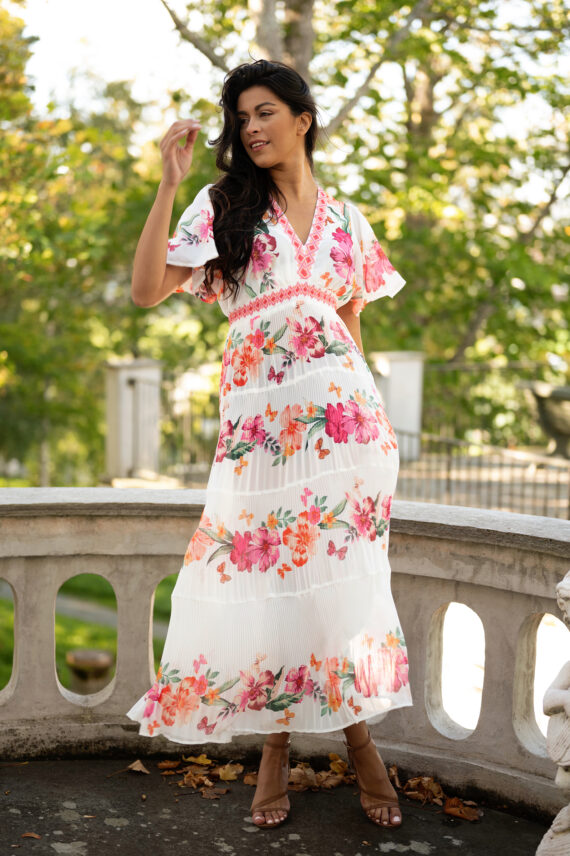 Angie Long Dress, Ivory