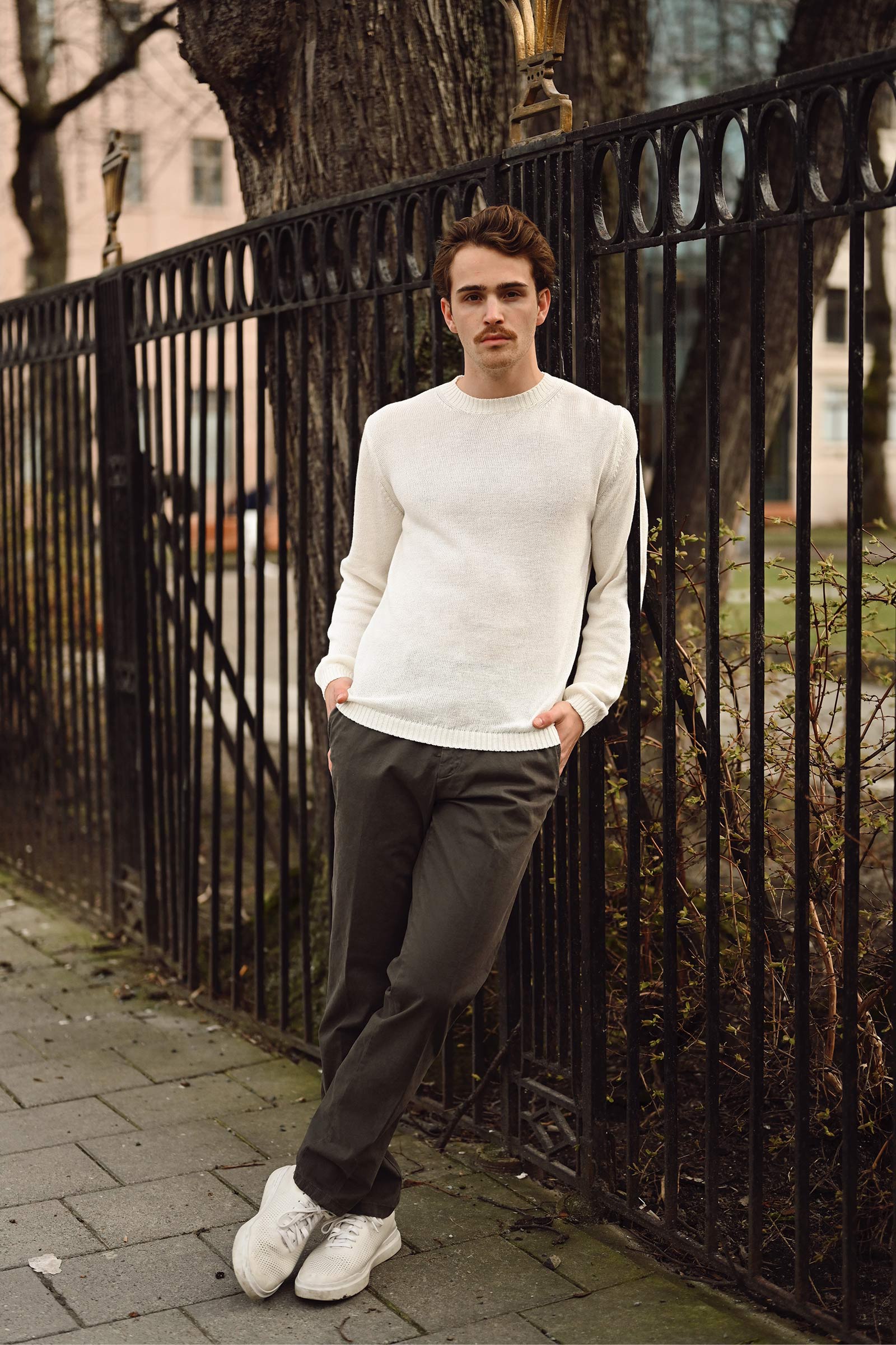 Paricollo Lino, Bianco - Bilde 3