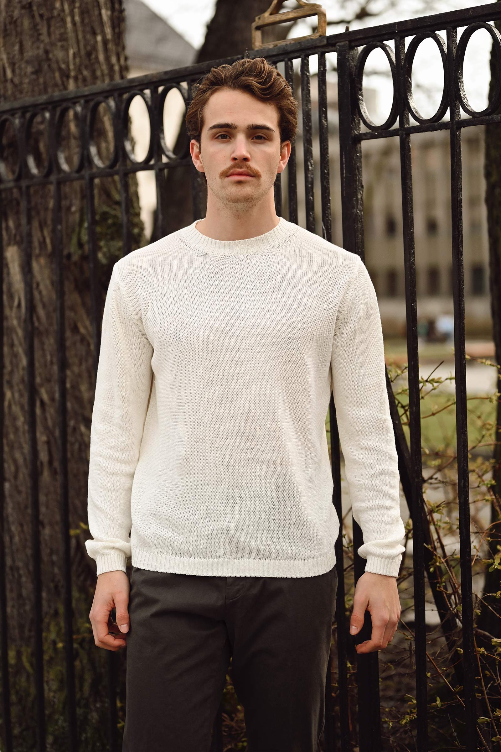 Paricollo Lino, Bianco