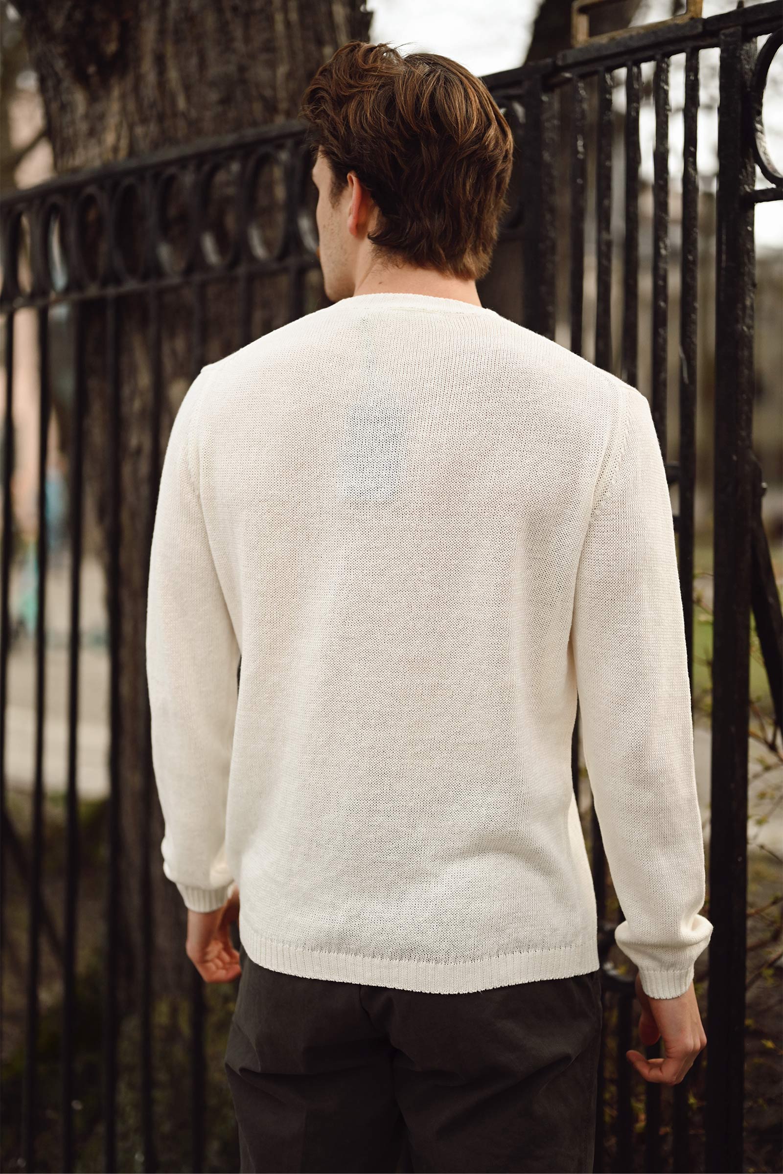 Paricollo Lino, Bianco - Bilde 4