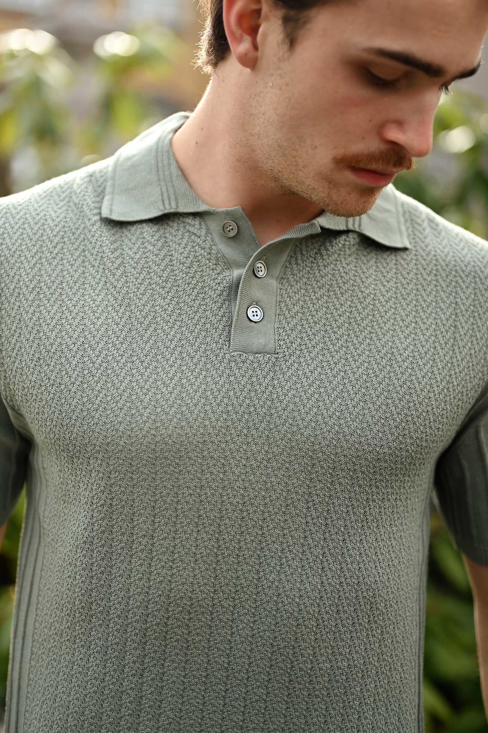 Polo Manica Corto, Salvia - Bilde 3