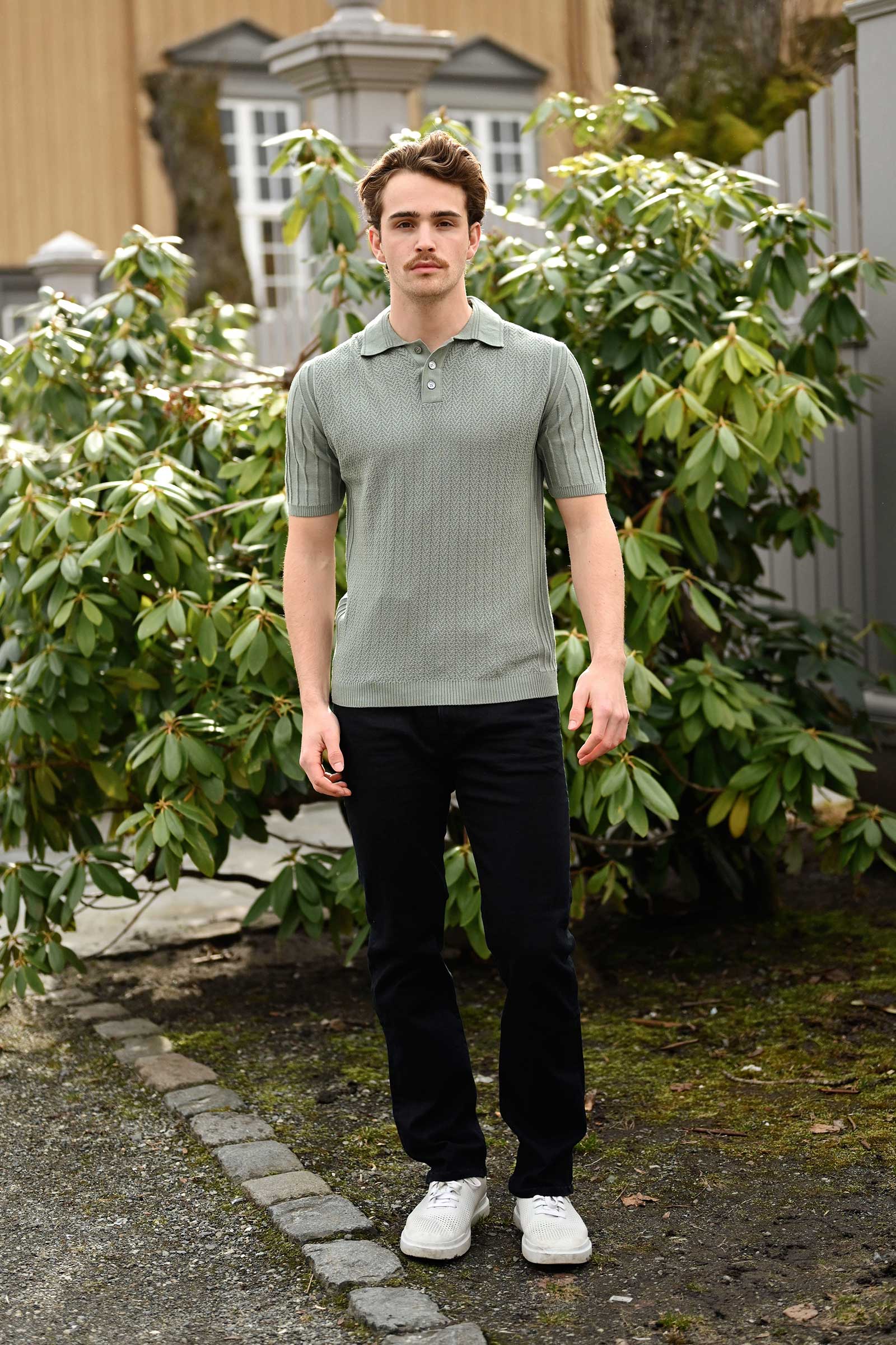 Polo Manica Corto, Salvia - Bilde 5