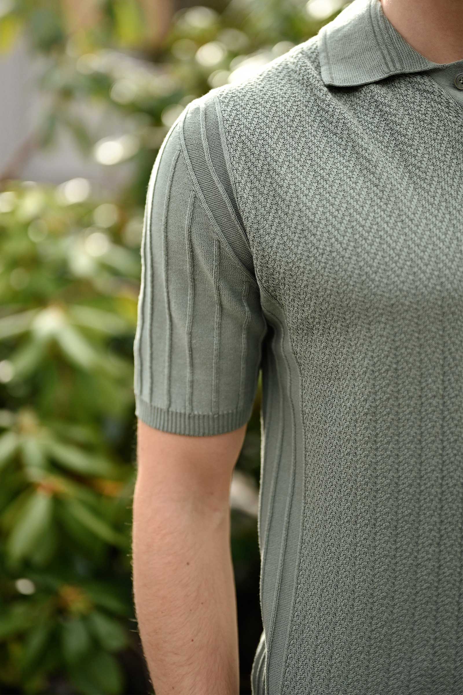 Polo Manica Corto, Salvia - Bilde 4