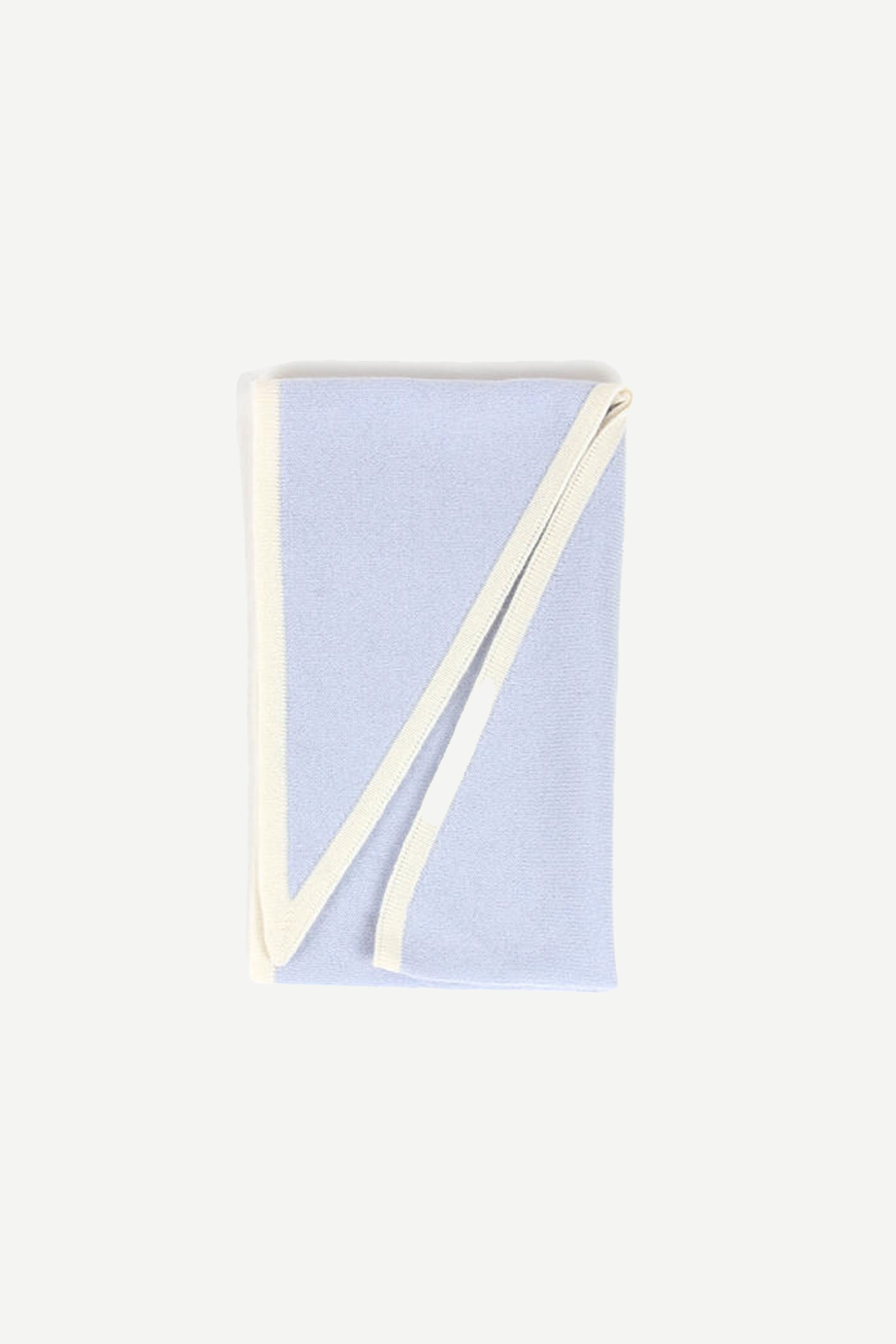 Duo Triangle Scarf, Lys Blå - Bilde 4
