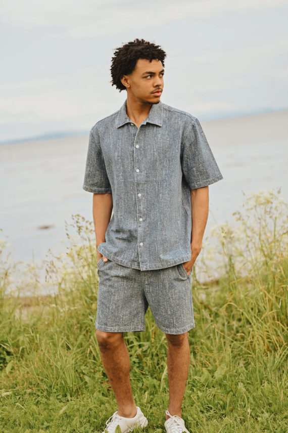 Saayo X Shirt, Washed Denim