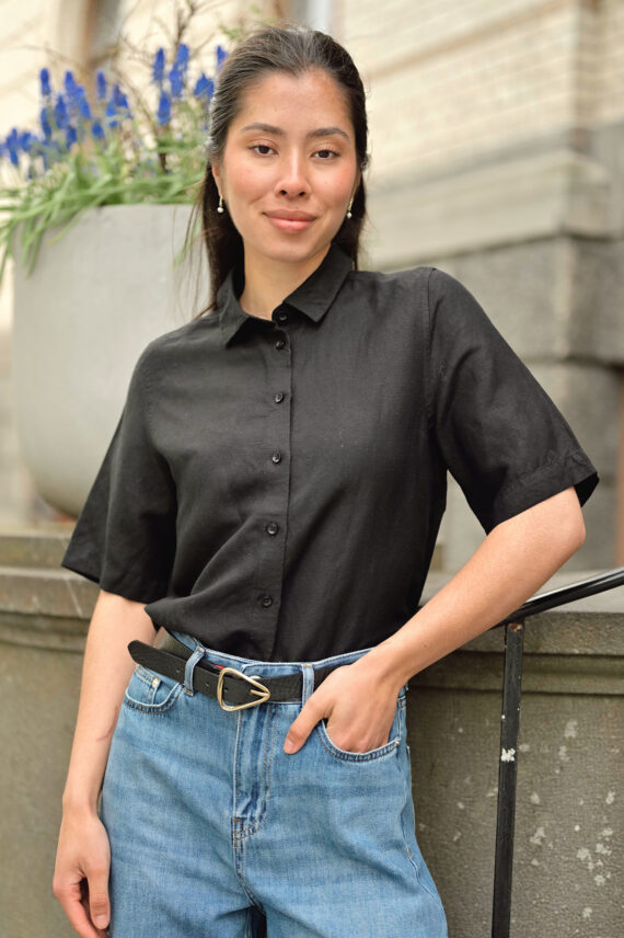 Liza SS Shirt, Black