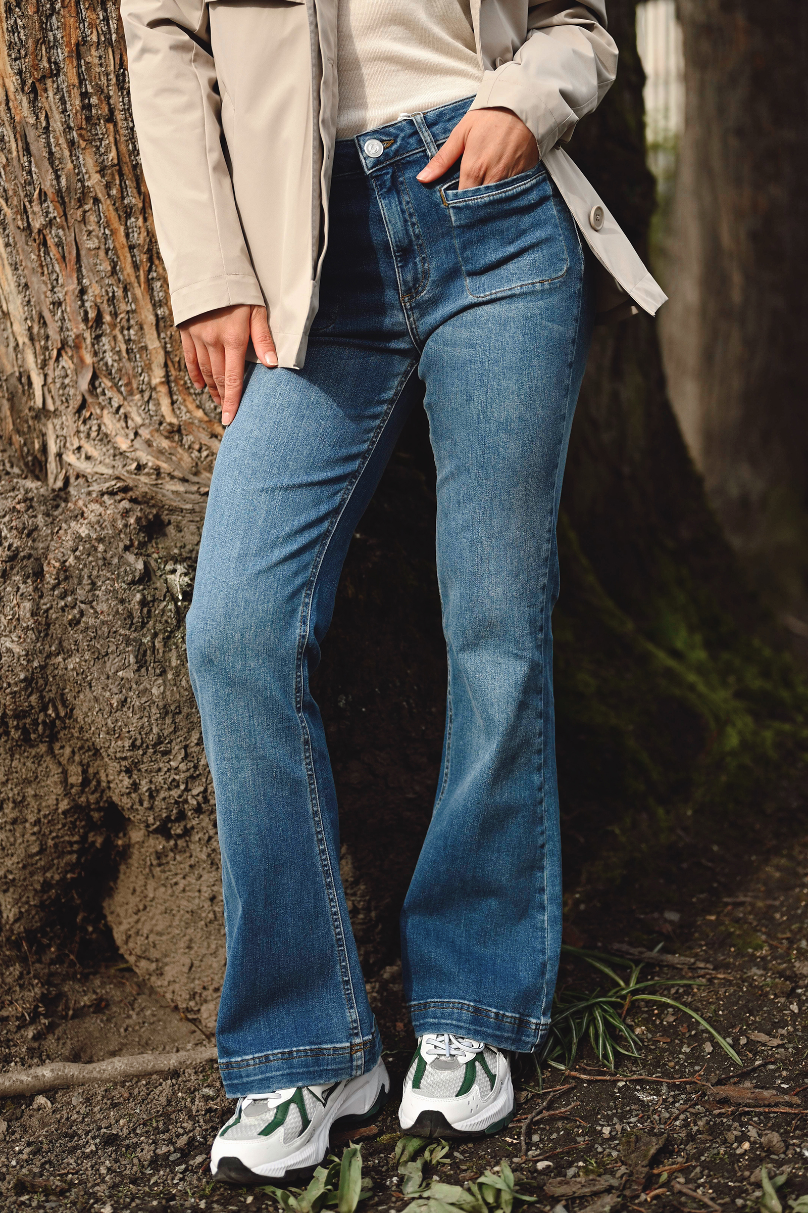 PD-Cara 70's Jeans Wash Acerra Mid Blue, Denim Blue - Bilde 2