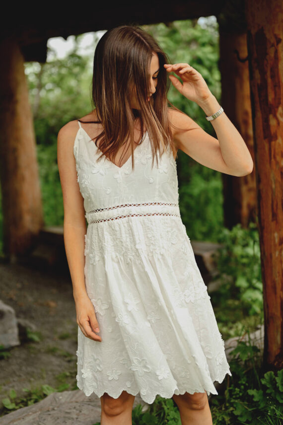 Pippa Mini Dress, White