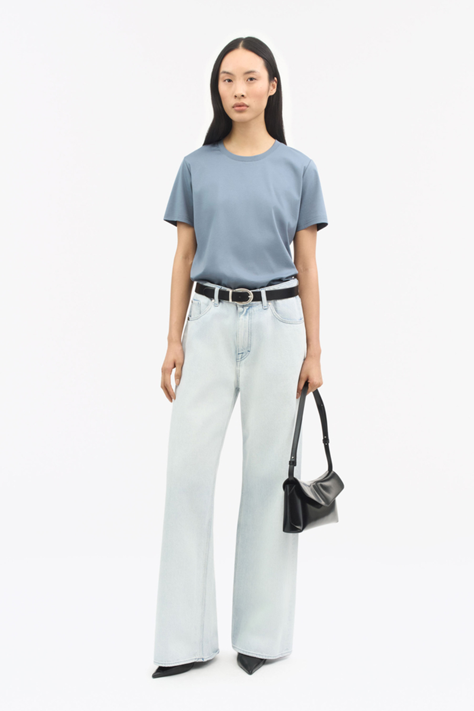 Siru Essential T-Shirt, Dull Blue - Bilde 2