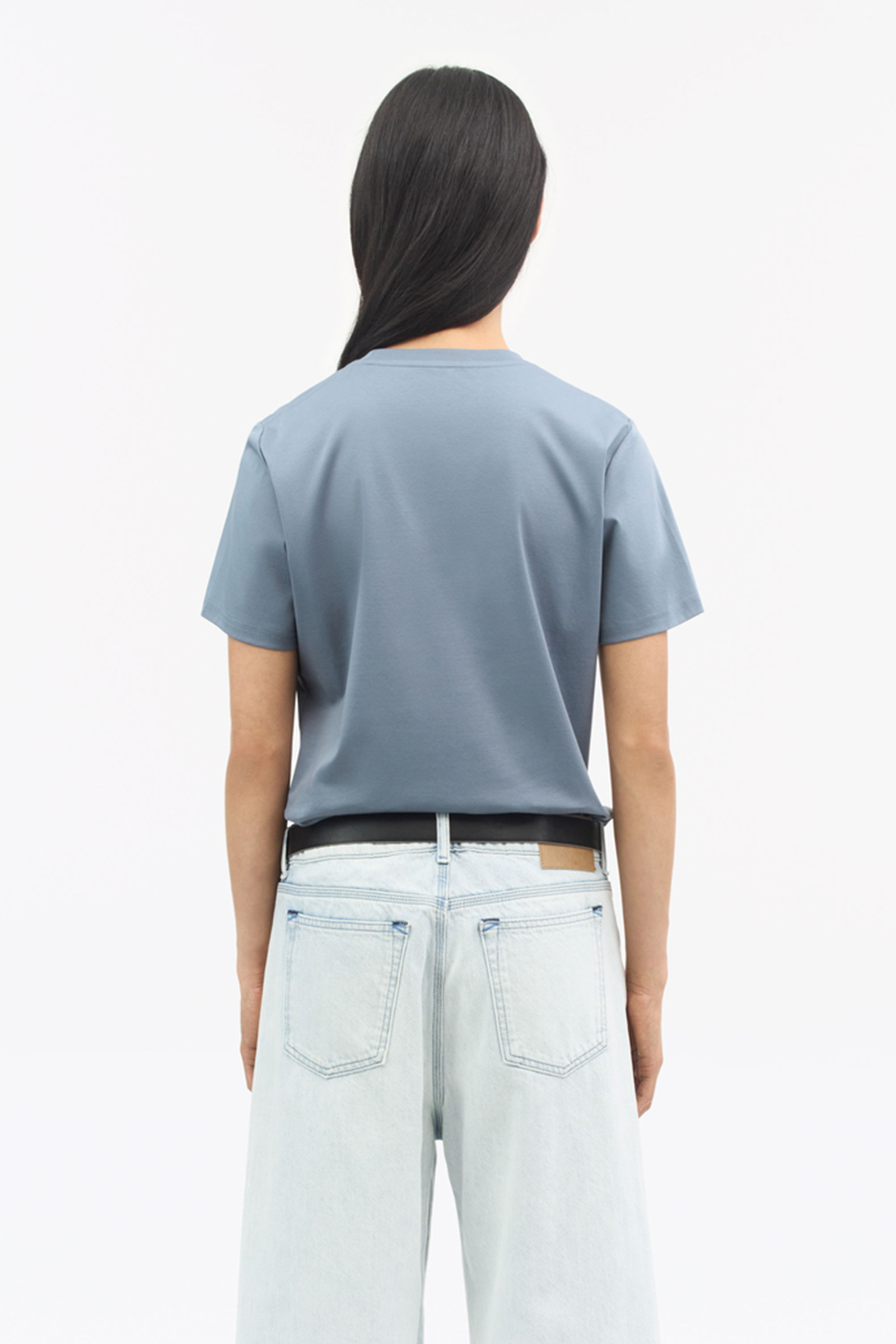 Siru Essential T-Shirt, Dull Blue - Bilde 3