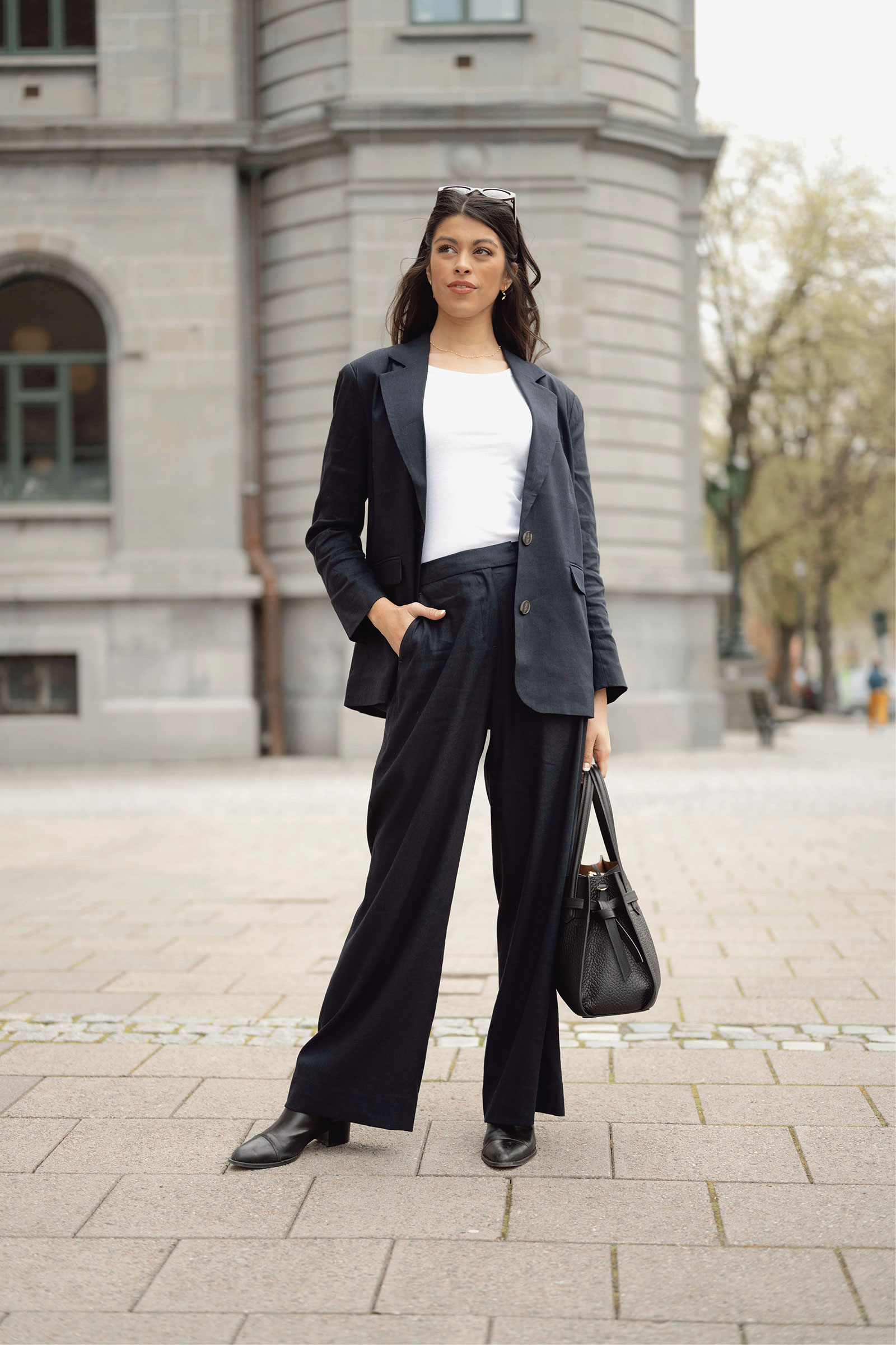 Isa Pants, Navy
