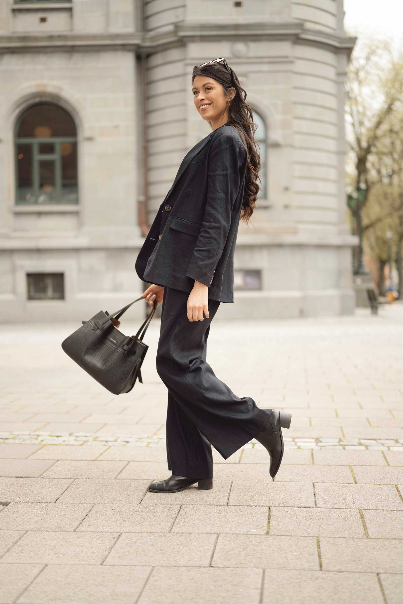 Isa Pants, Navy - Bilde 2
