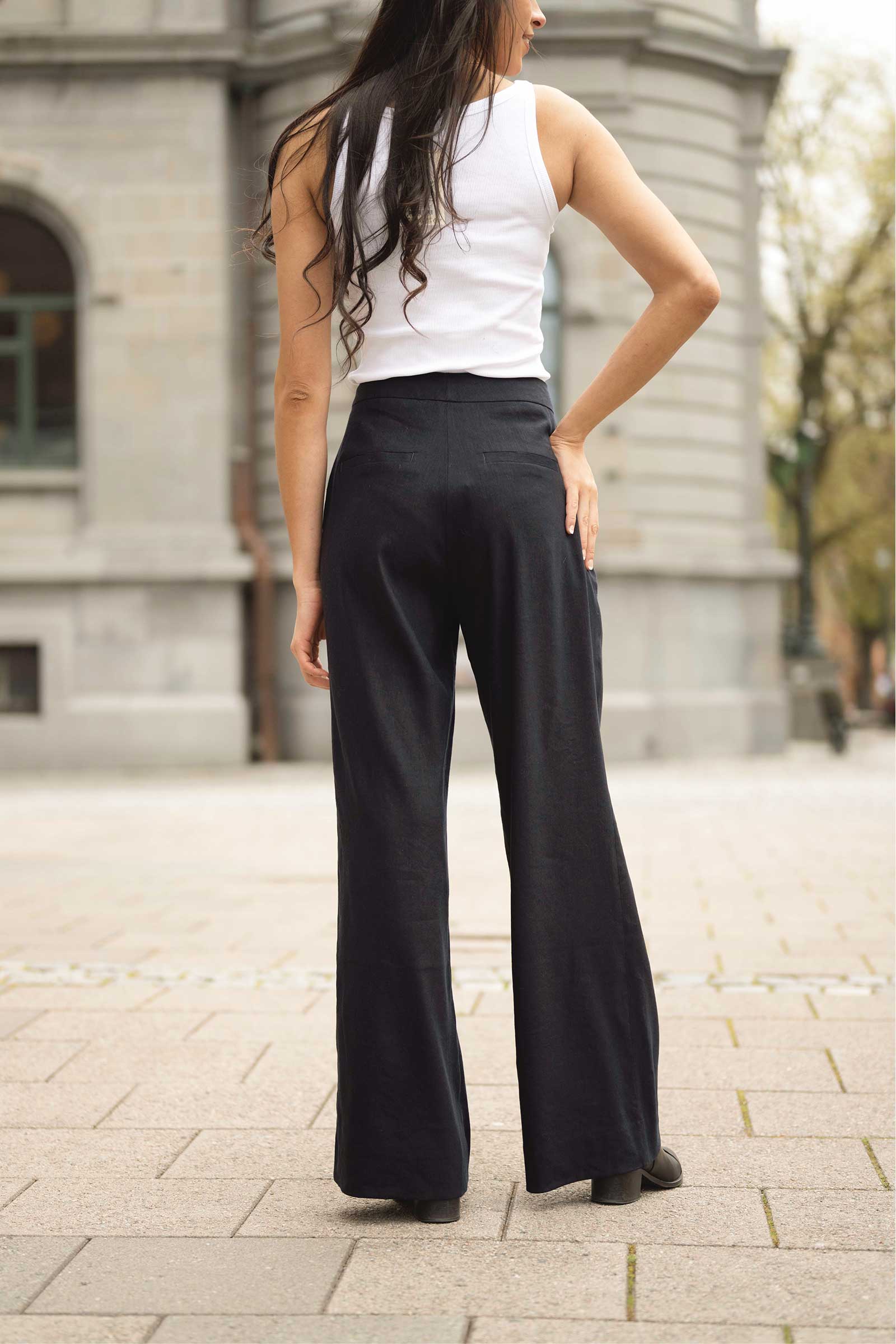 Isa Pants, Navy - Bilde 4