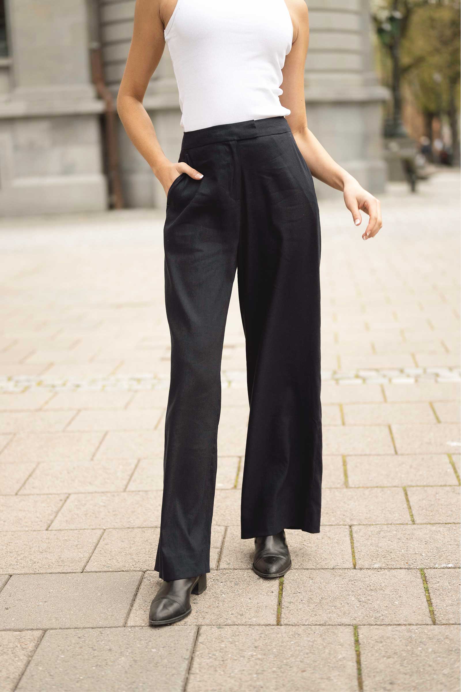 Isa Pants, Navy - Bilde 5