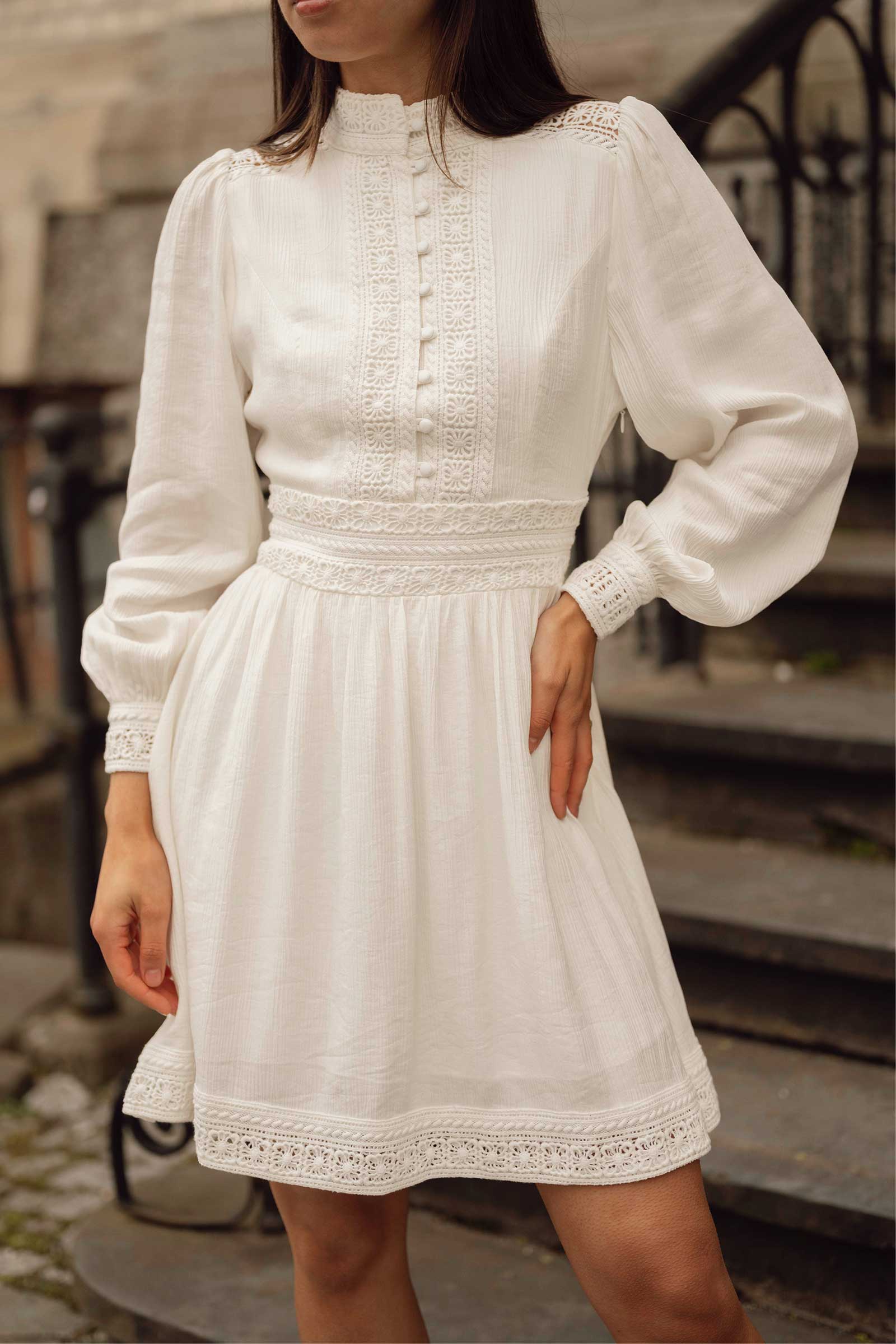 Kate Dress, White