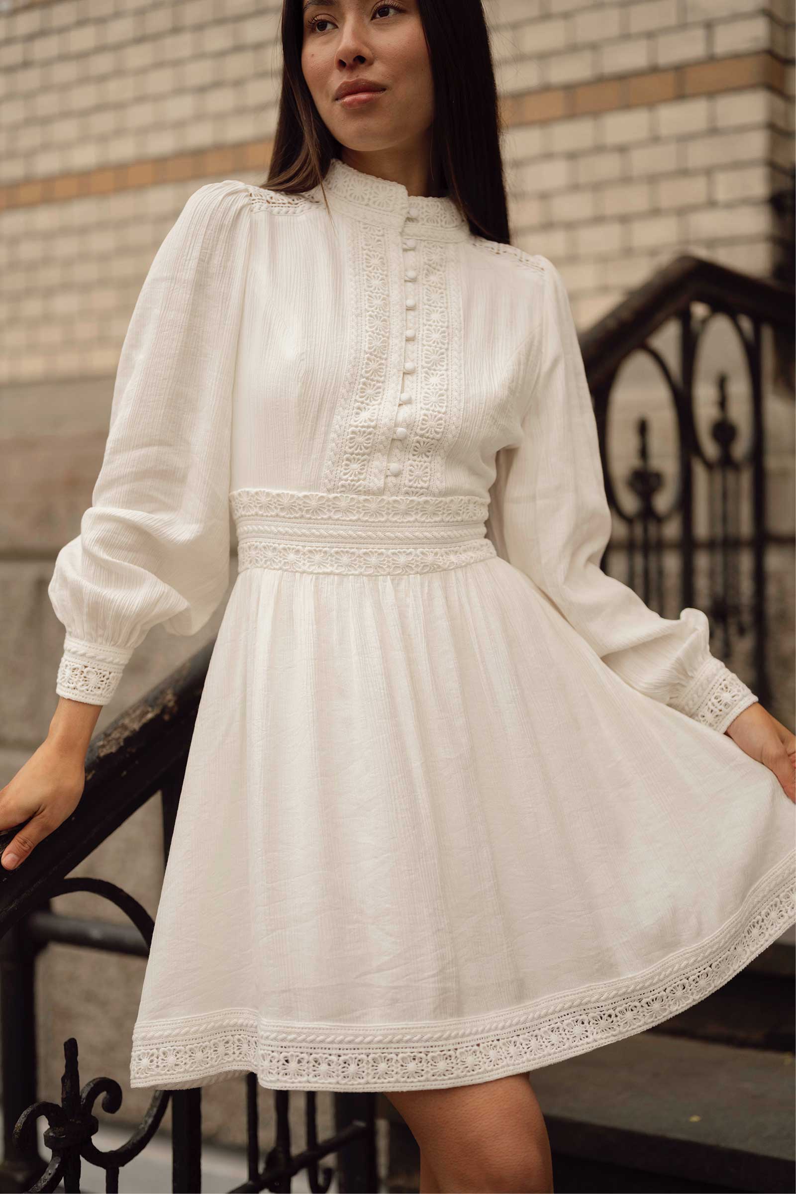 Kate Dress, White - Bilde 2