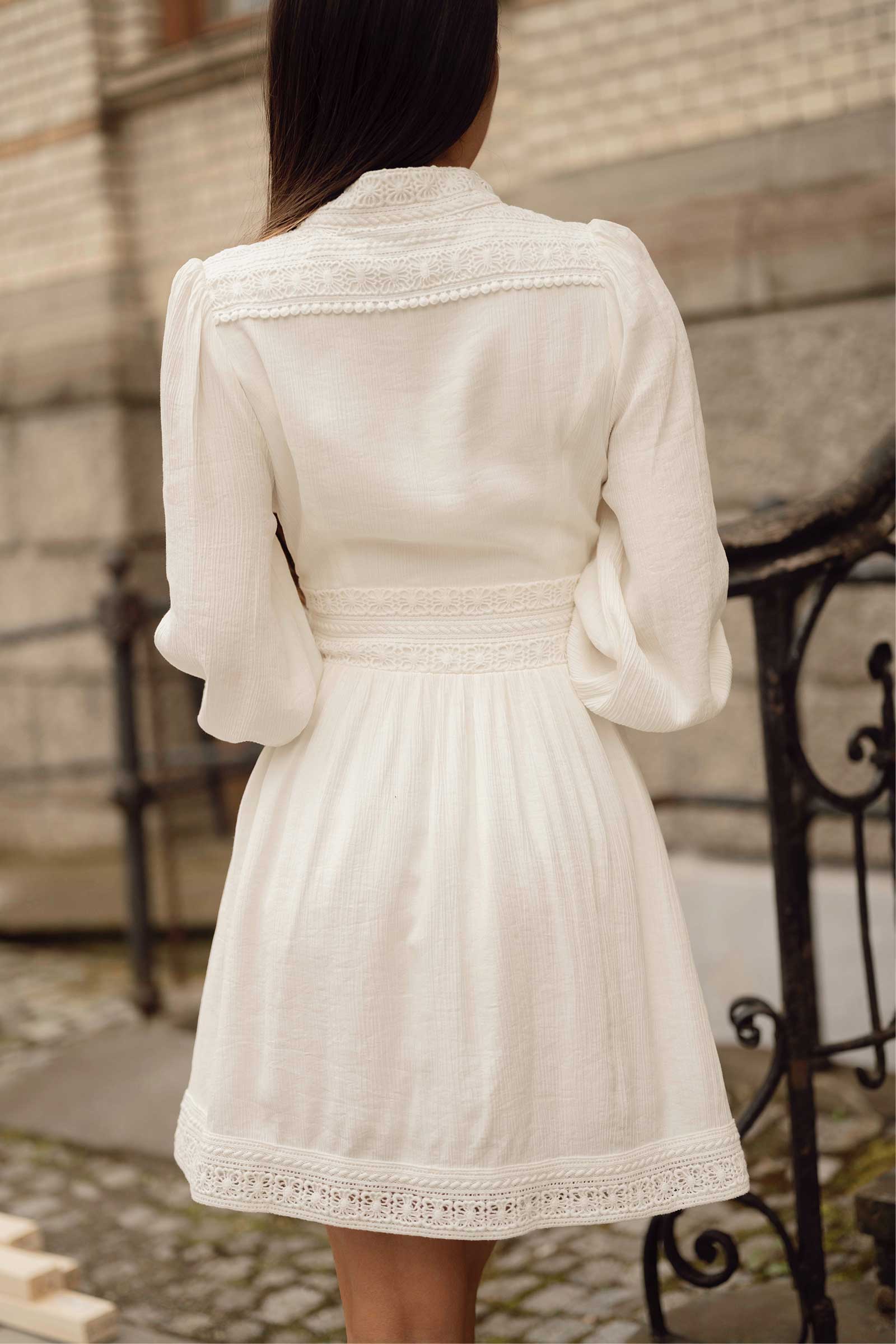 Kate Dress, White - Bilde 4