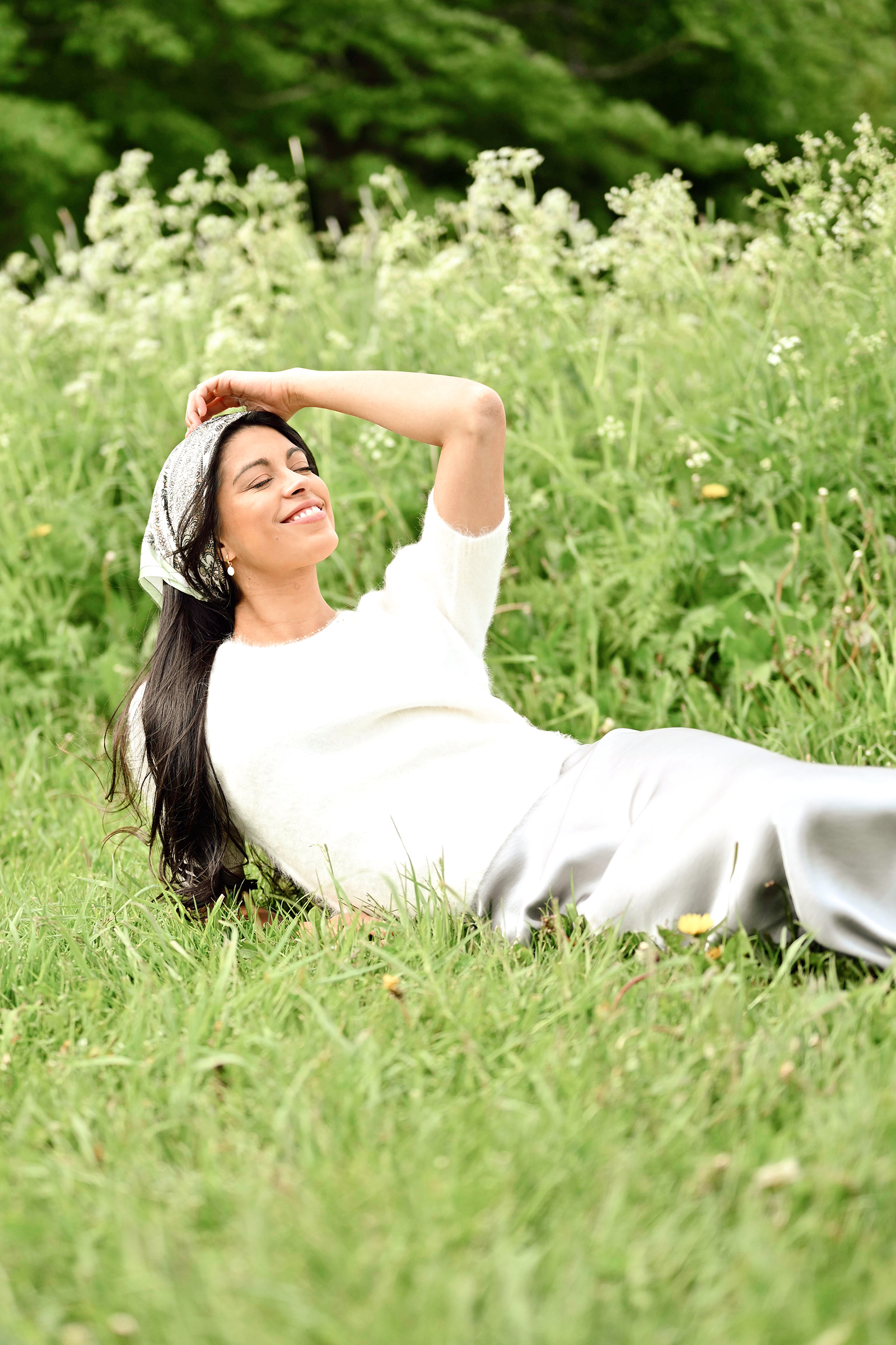 Saagneta Long Skirt 12956, Agate Grey - Bilde 4