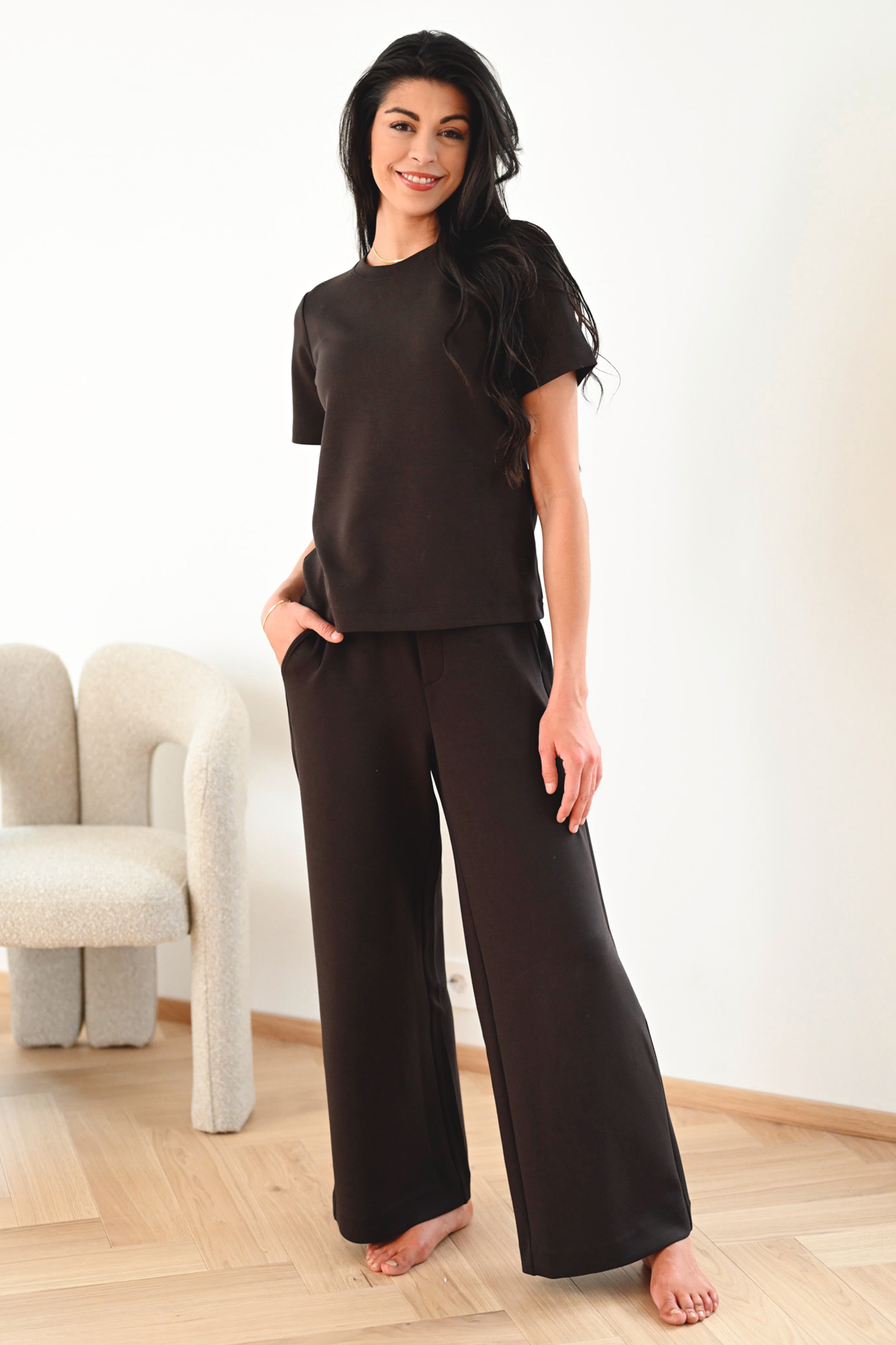 Vincent IW Karmen T-Shirt, Chocolate Brown - Bilde 3
