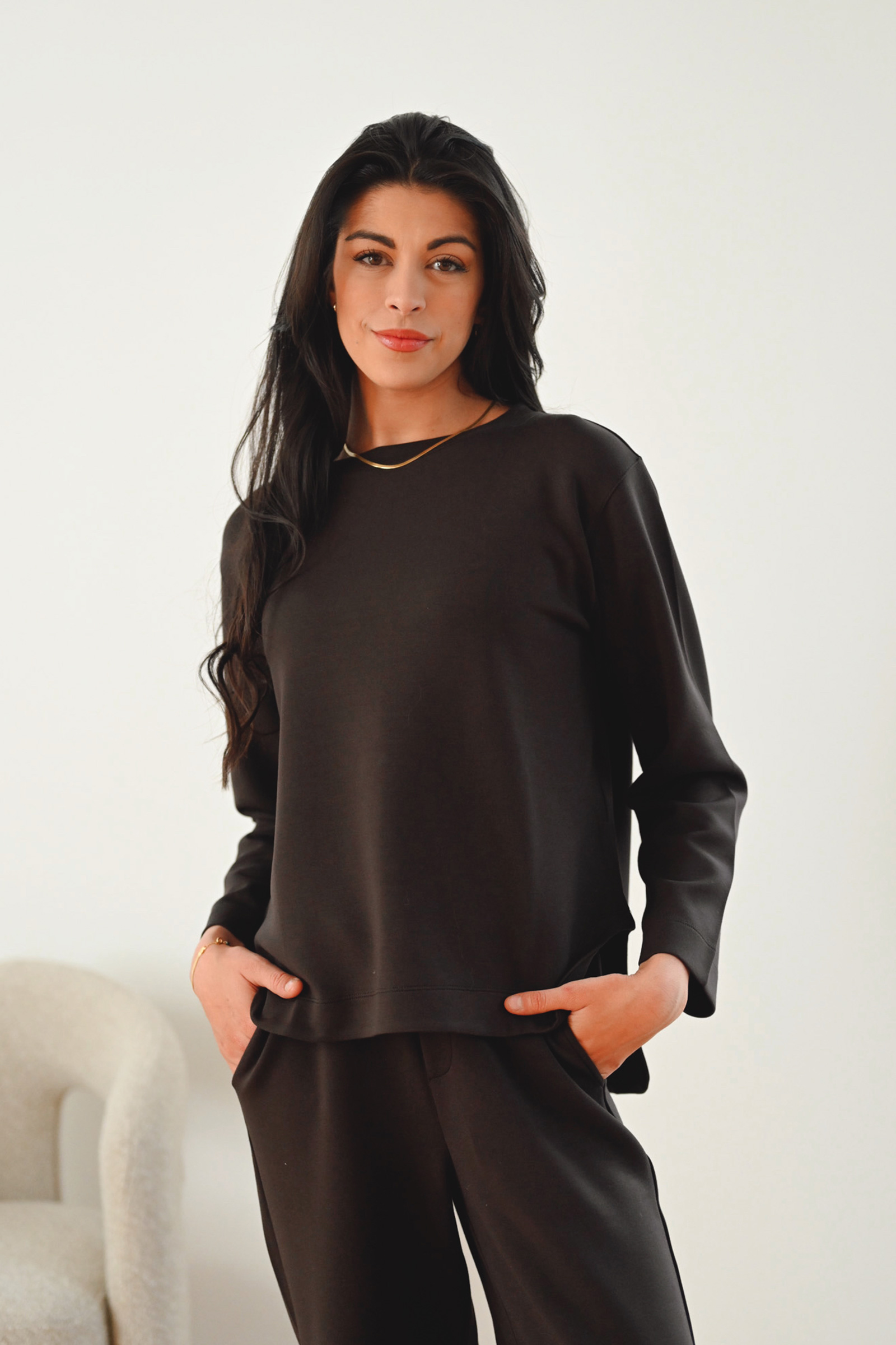 Gincent IW Sweatshirt, Chocolate Brown