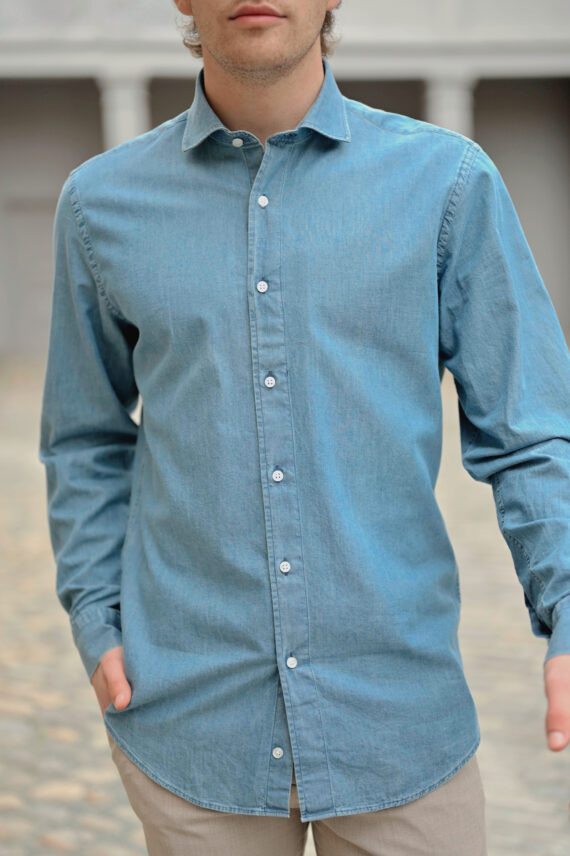 Denim Shirt, Blå
