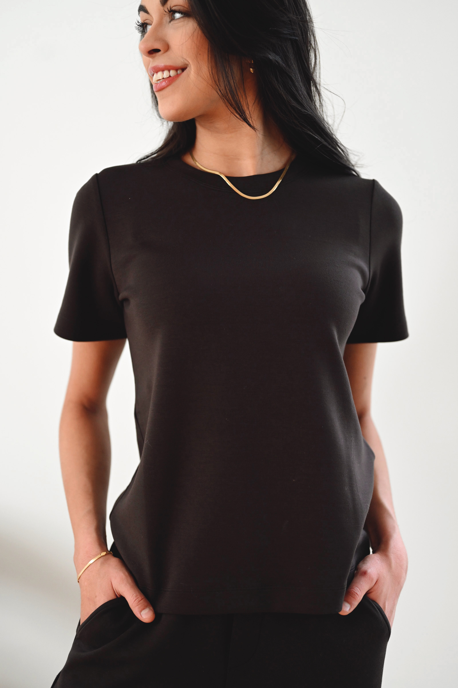 Vincent IW Karmen T-Shirt, Chocolate Brown - Bilde 2