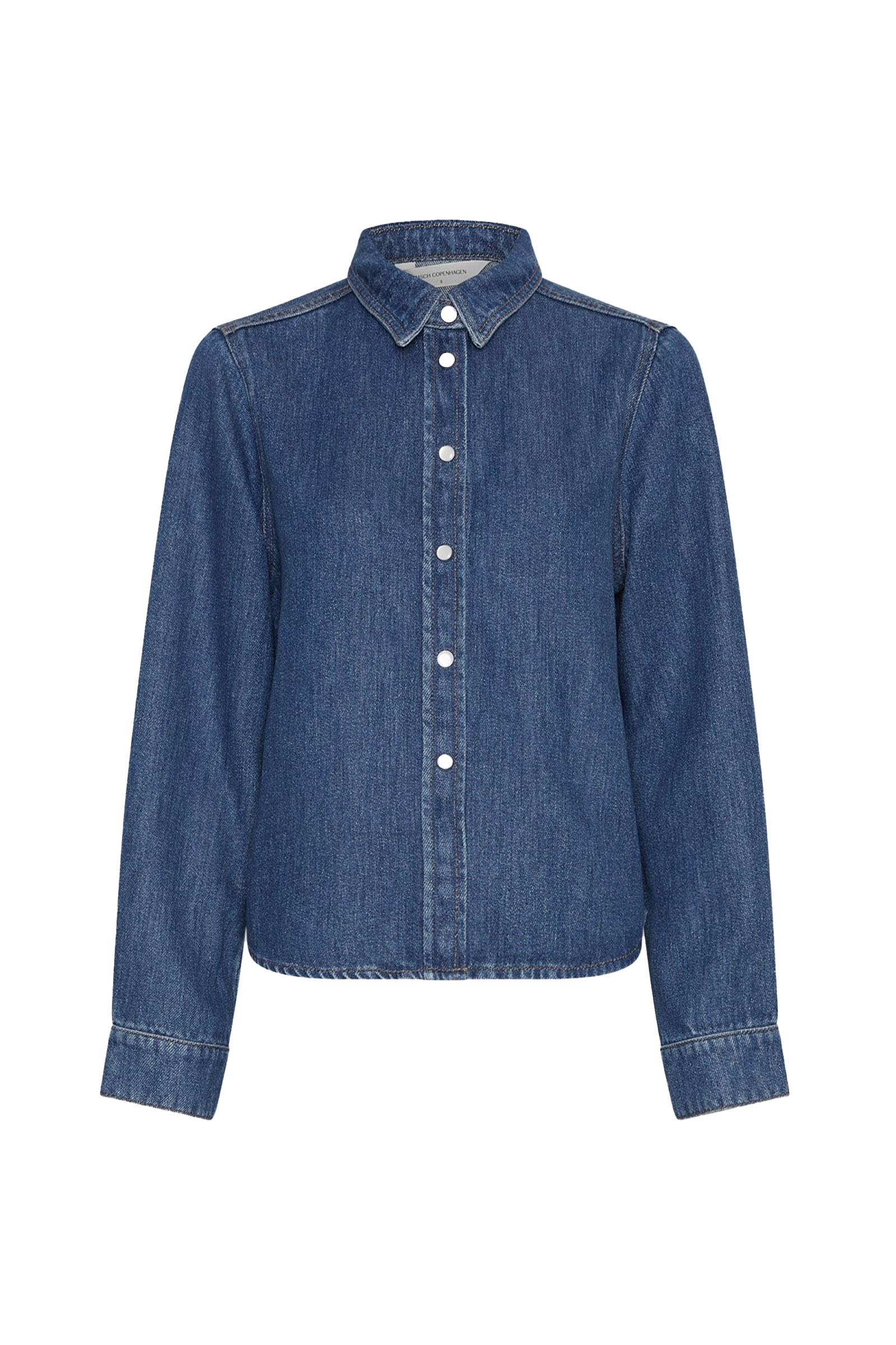 Laurentine Rue Shirt, Mid Blue Wash - Bilde 7