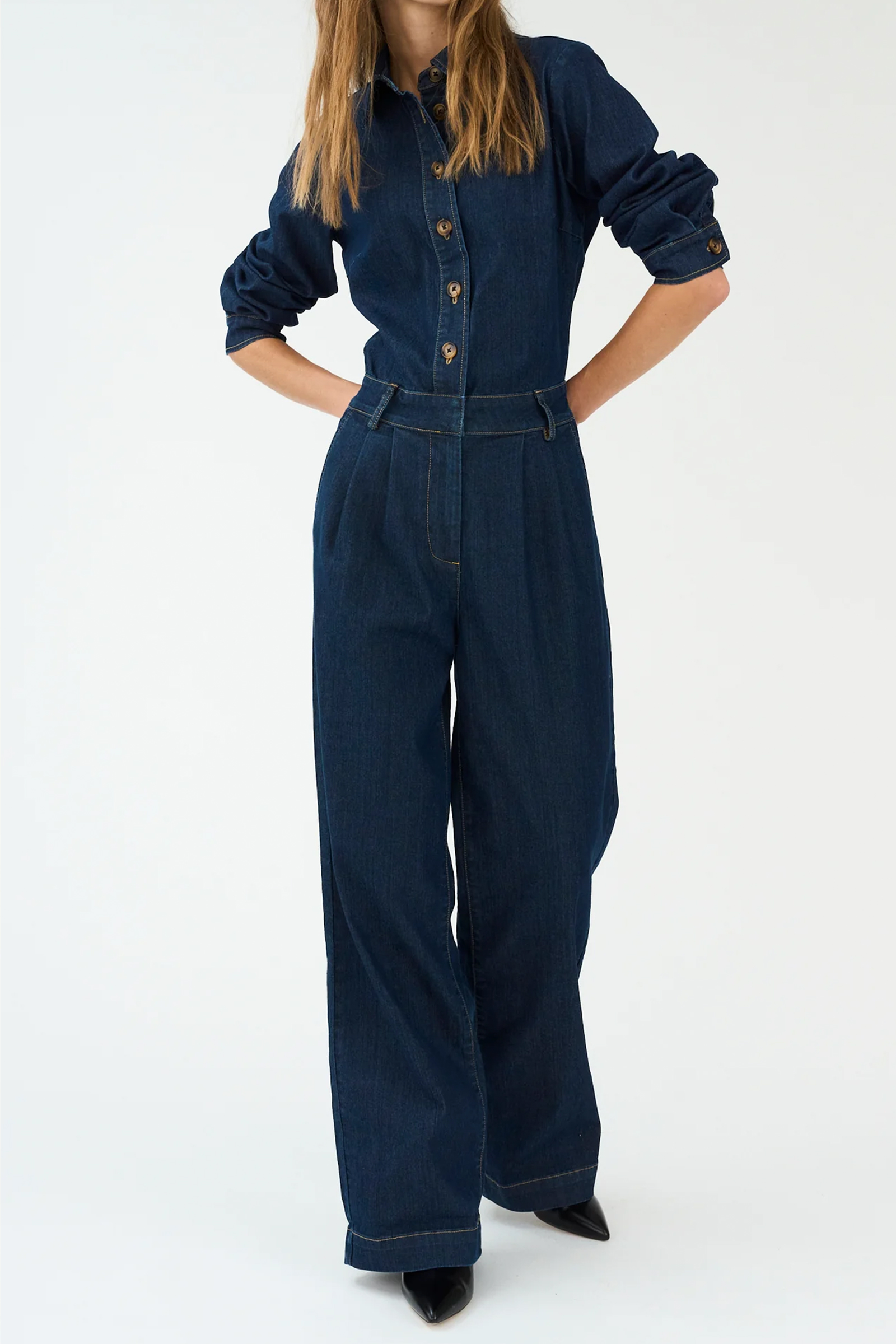 Becky Jumpsuit, Wash Authentic Blue - Bilde 3