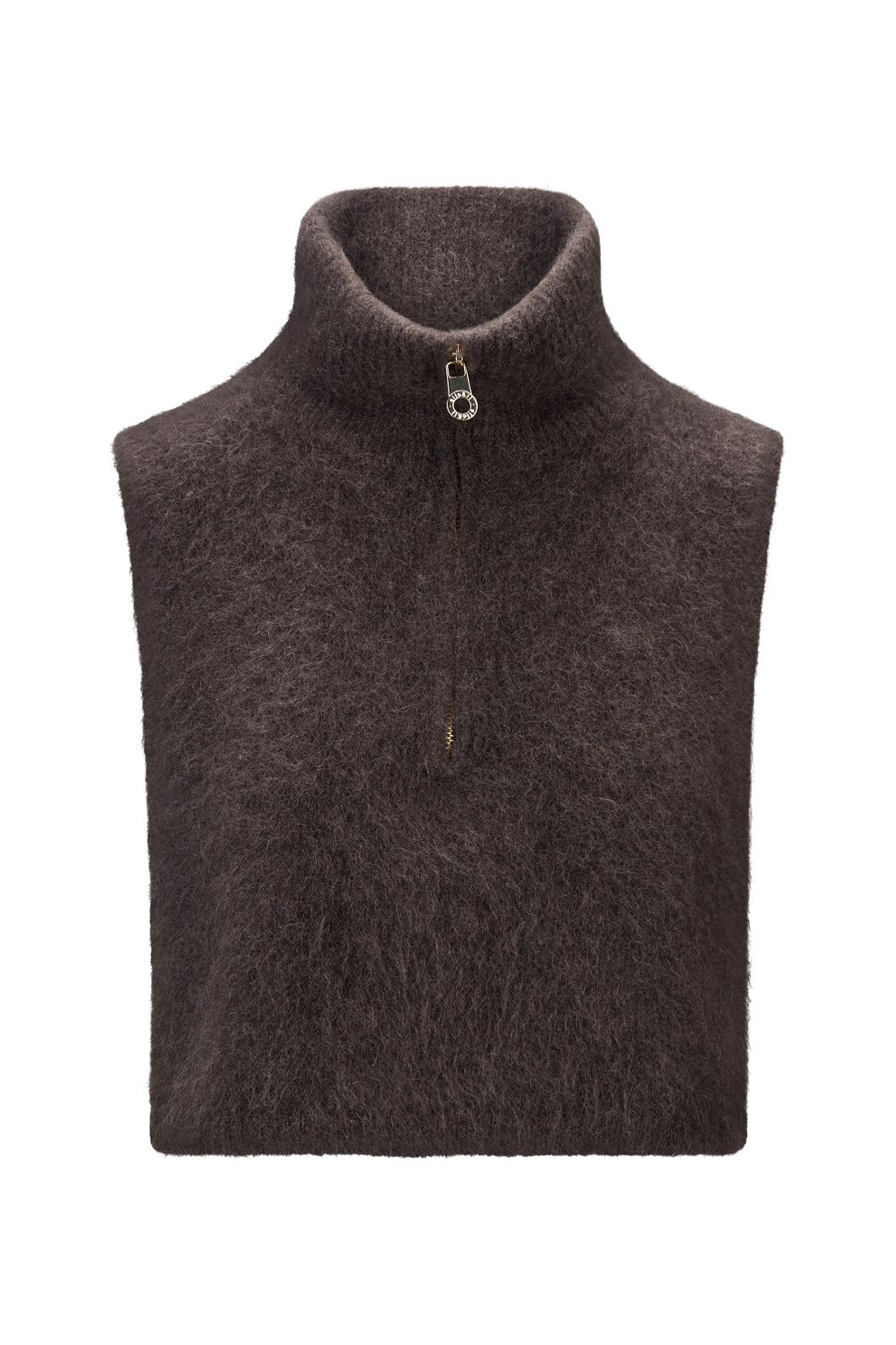 Belinda Chunky High Neck, Dark Brown