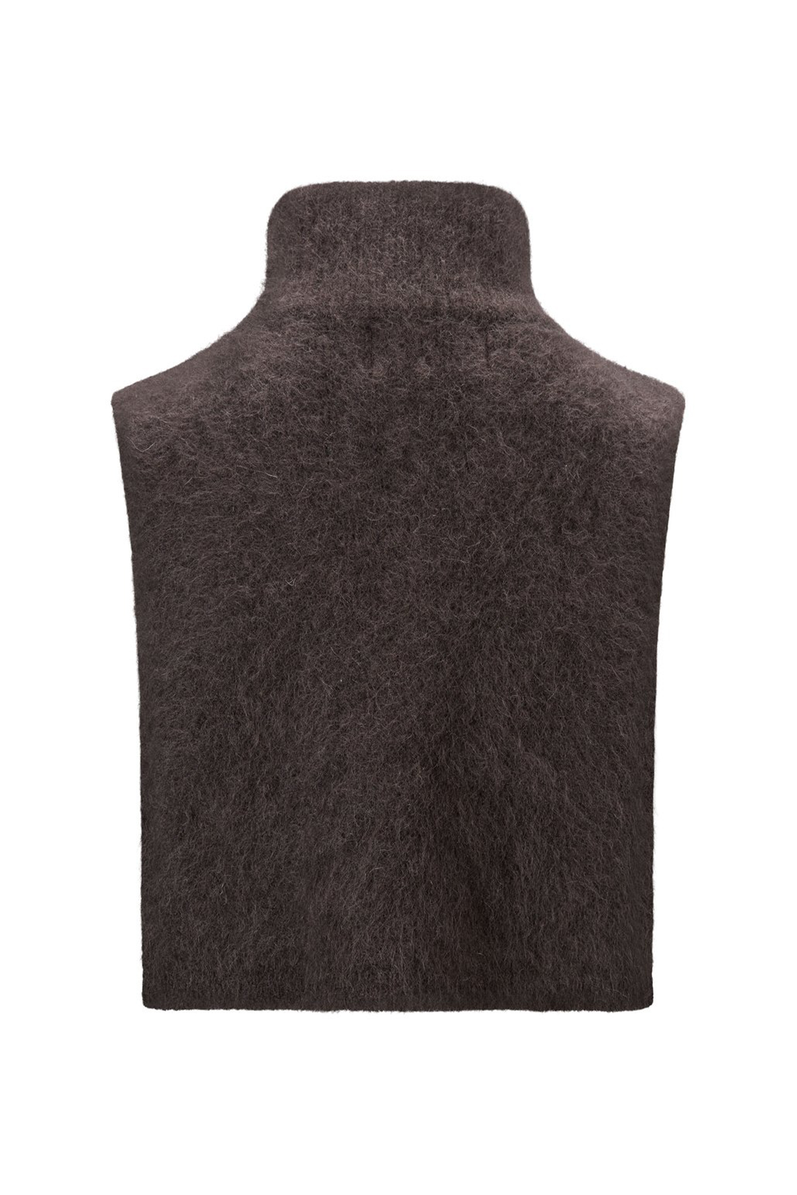 Belinda Chunky High Neck, Dark Brown - Bilde 2