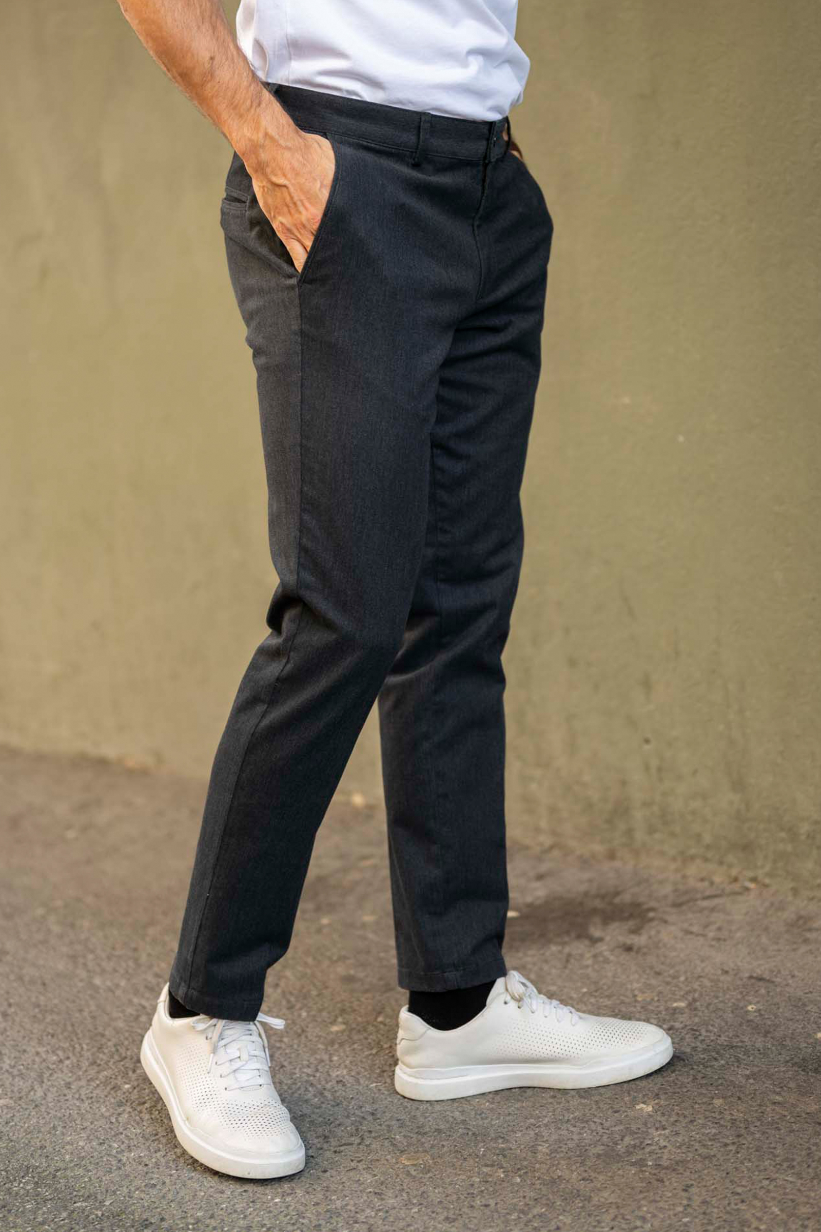 Denz Casual 1627, Mørk Grå