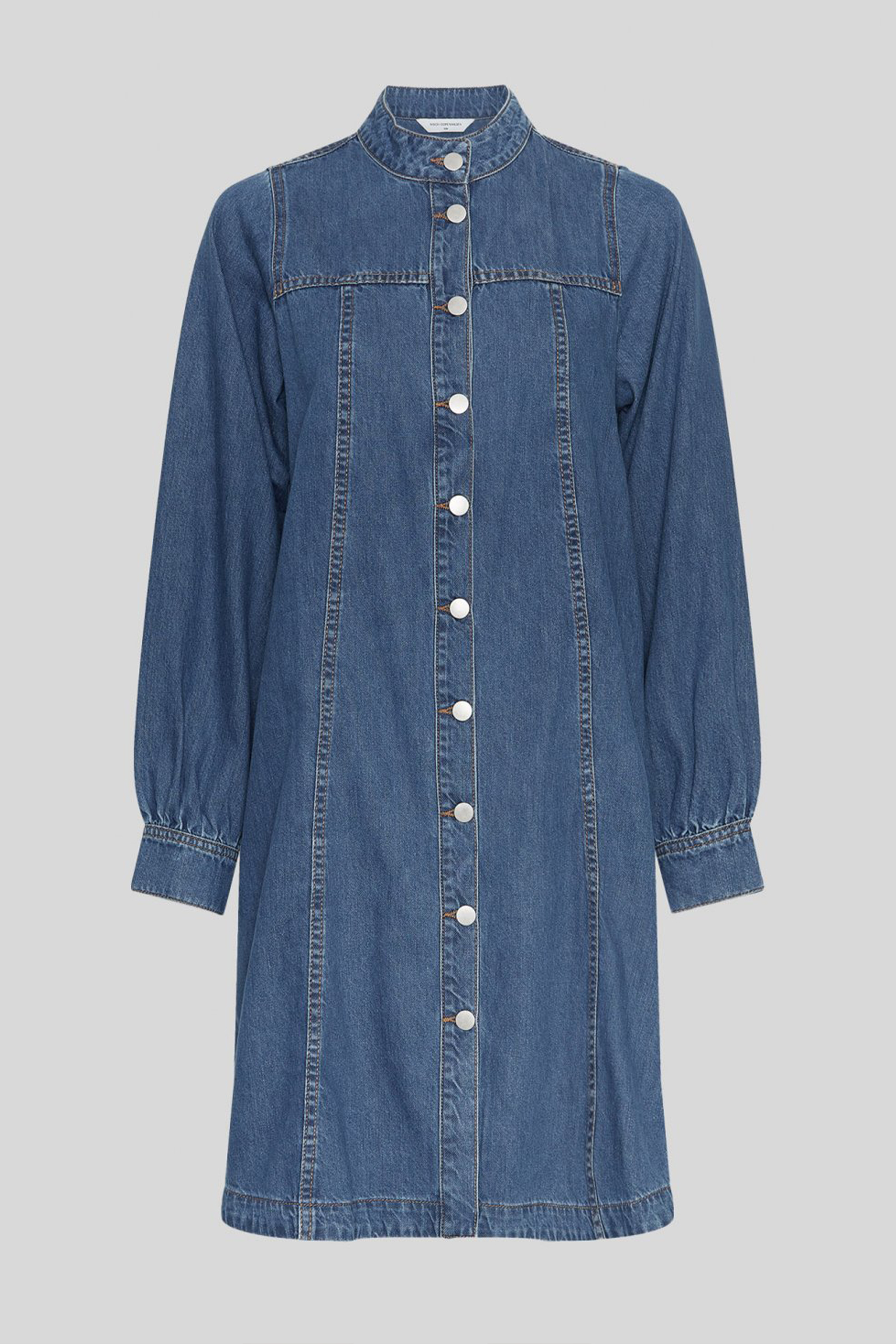 Elena Shirt Dress, Mid Blue Wash - Bilde 4